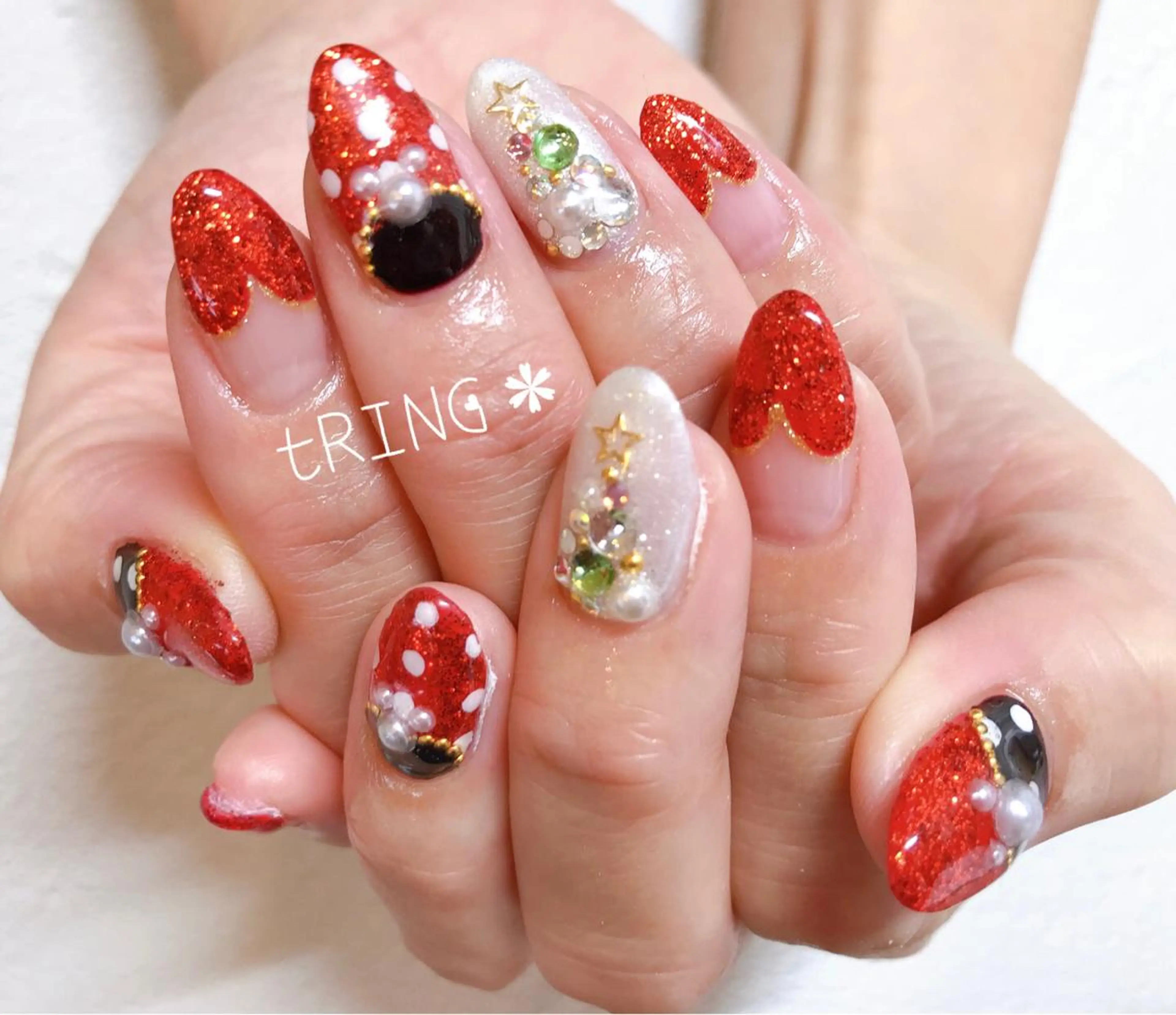 ネイル ハンドネイル tRING＊ しいの木台のネイルデザイン