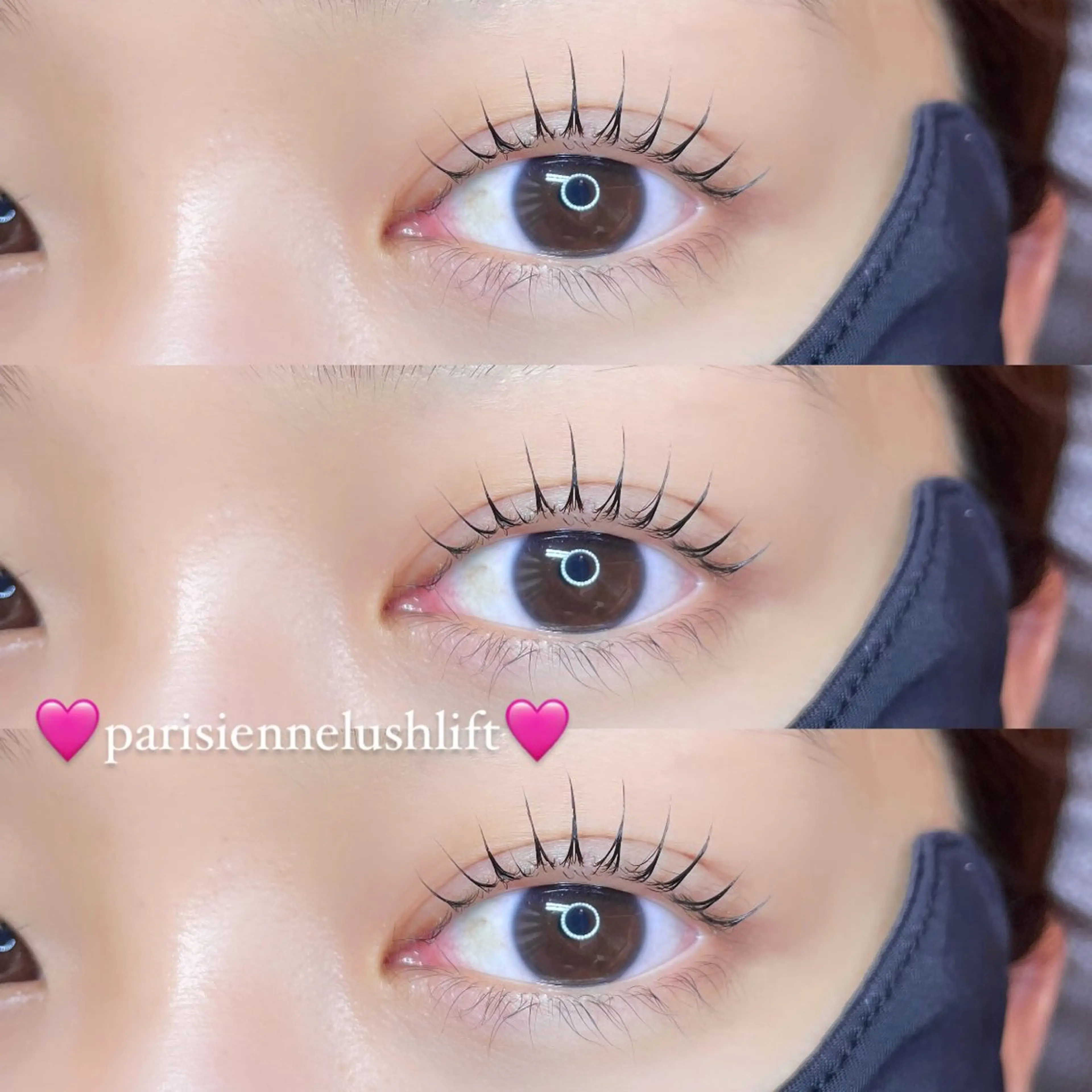 マツエク・マツパ パリジェンヌラッシュリフト lucida💘 aimiのマツエク・マツパデザイン