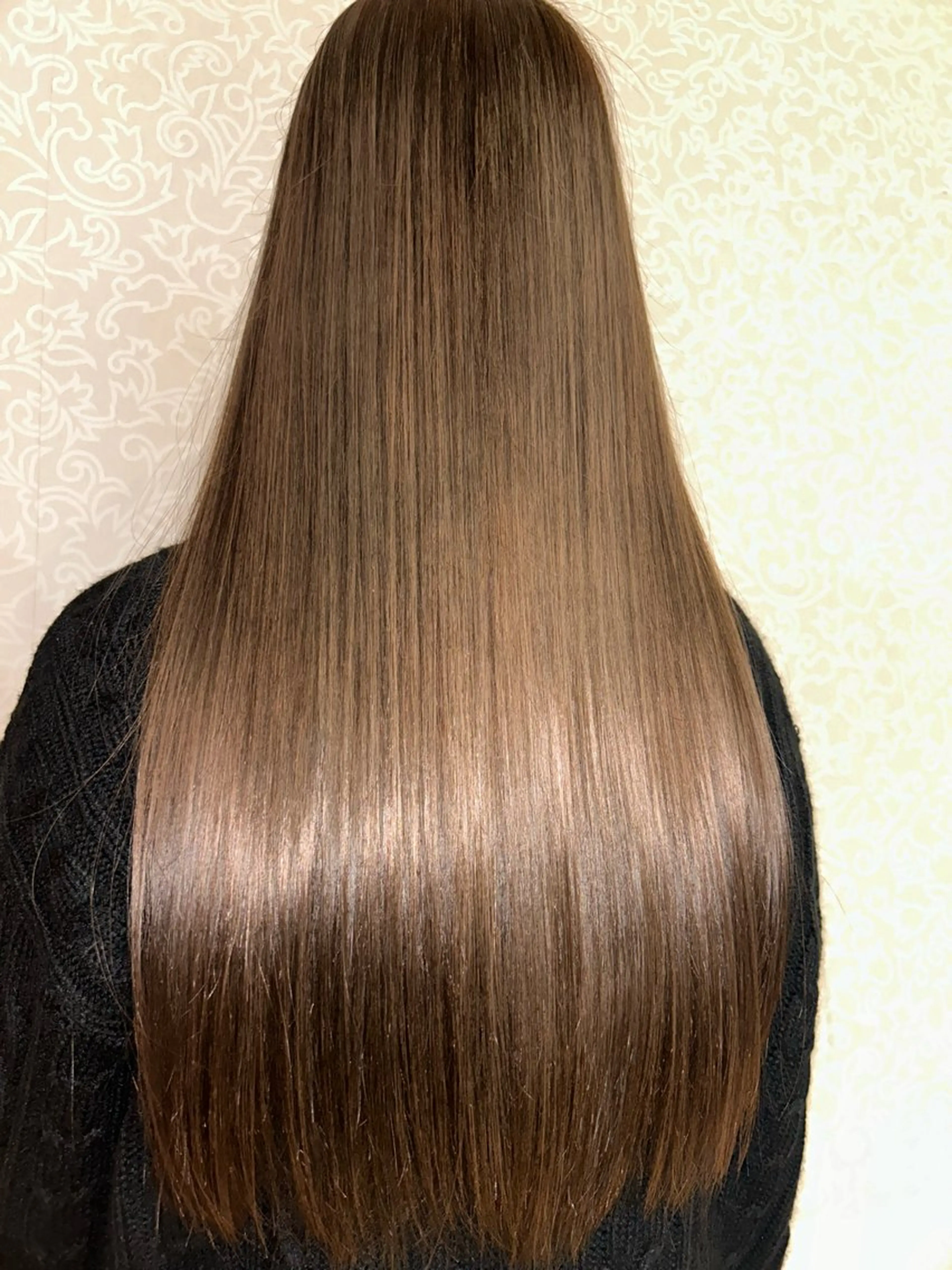 ロング ヘアカラー トリートメント 💛艶カラー髪質改善 💛MIYUのヘアスタイル