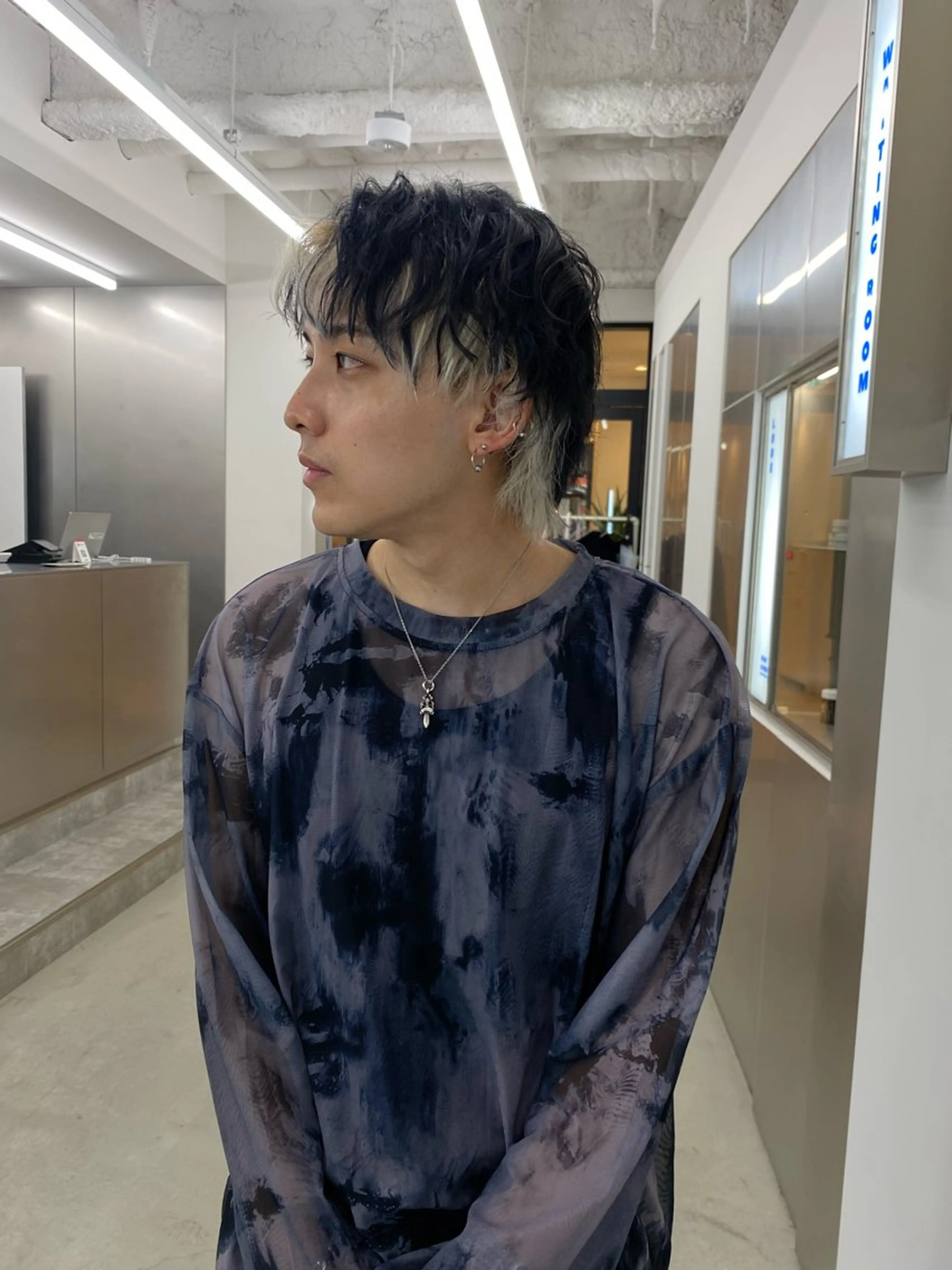 ショート カラー パーマ ヘアアレンジ メンズ メンズパーマ スパイラルパーマ メンズ特化酒井翔太 /メンズカット/名駅のヘアスタイル