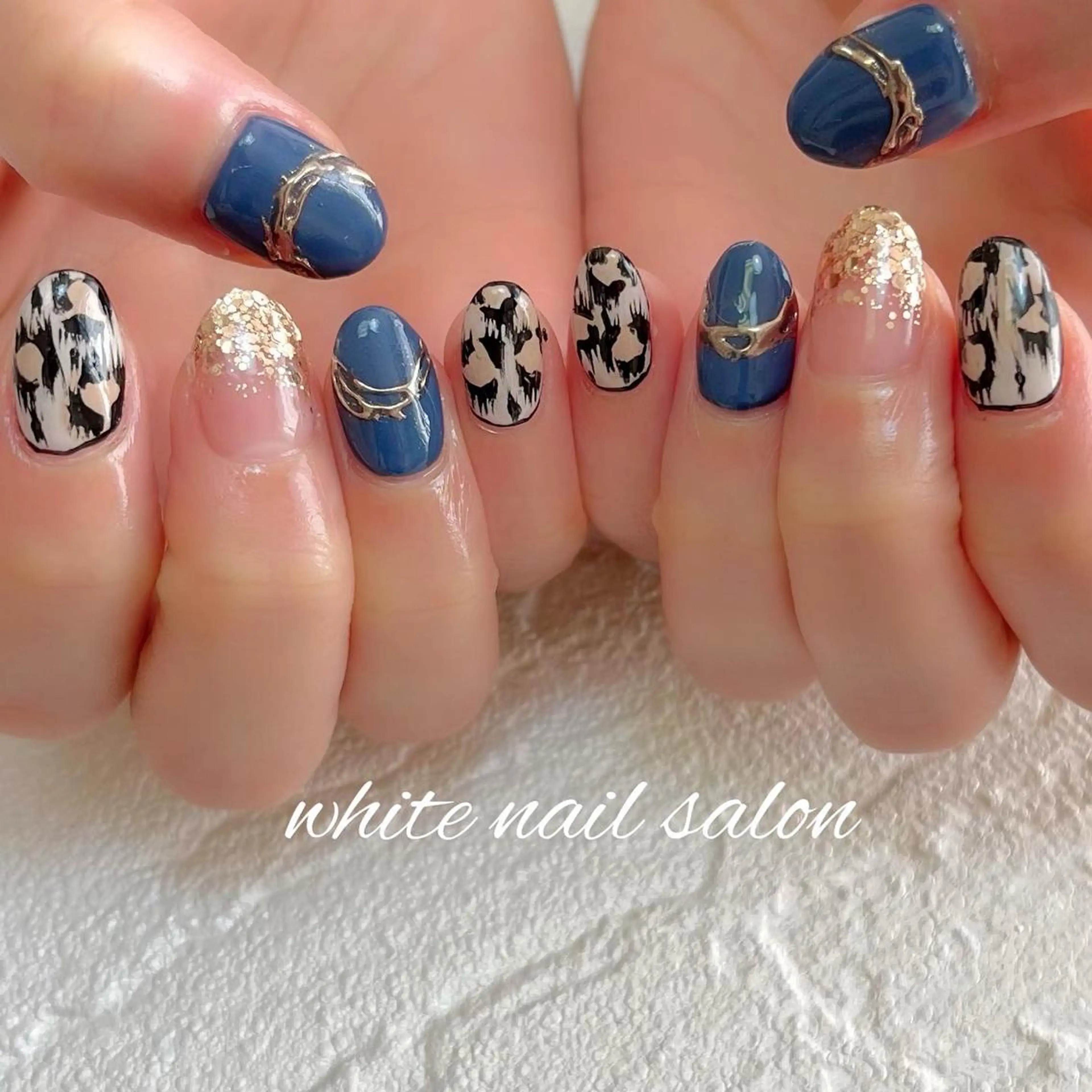 ネイル フットネイル ジェルネイル ハードジェル ラメ(グリッター) 持ち込み ハンドネイル white nail salonのネイルデザイン