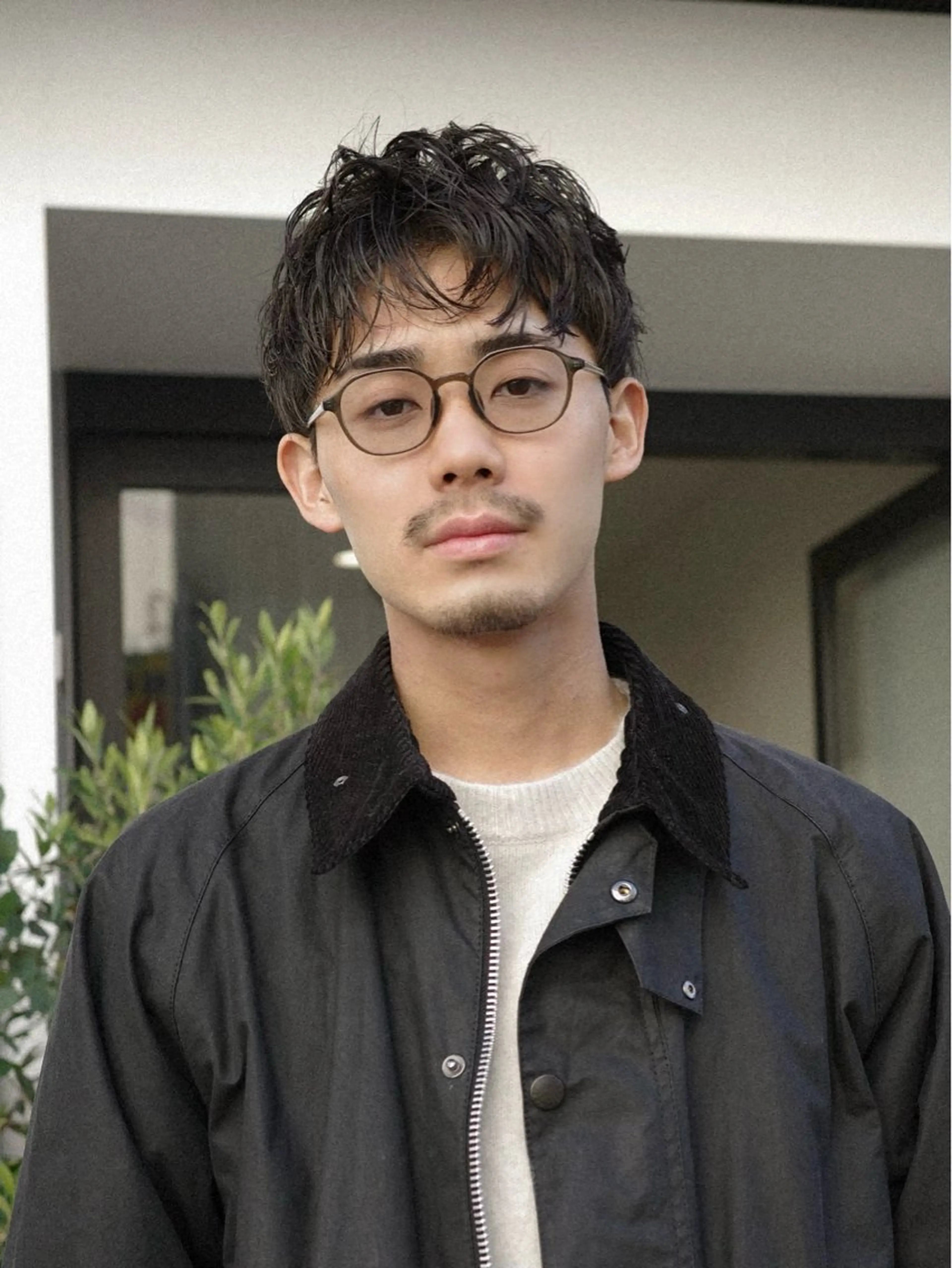 ショート メンズ マッシュ メンズパーマ カット お洒落カジュアル🍃 まなとのヘアスタイル