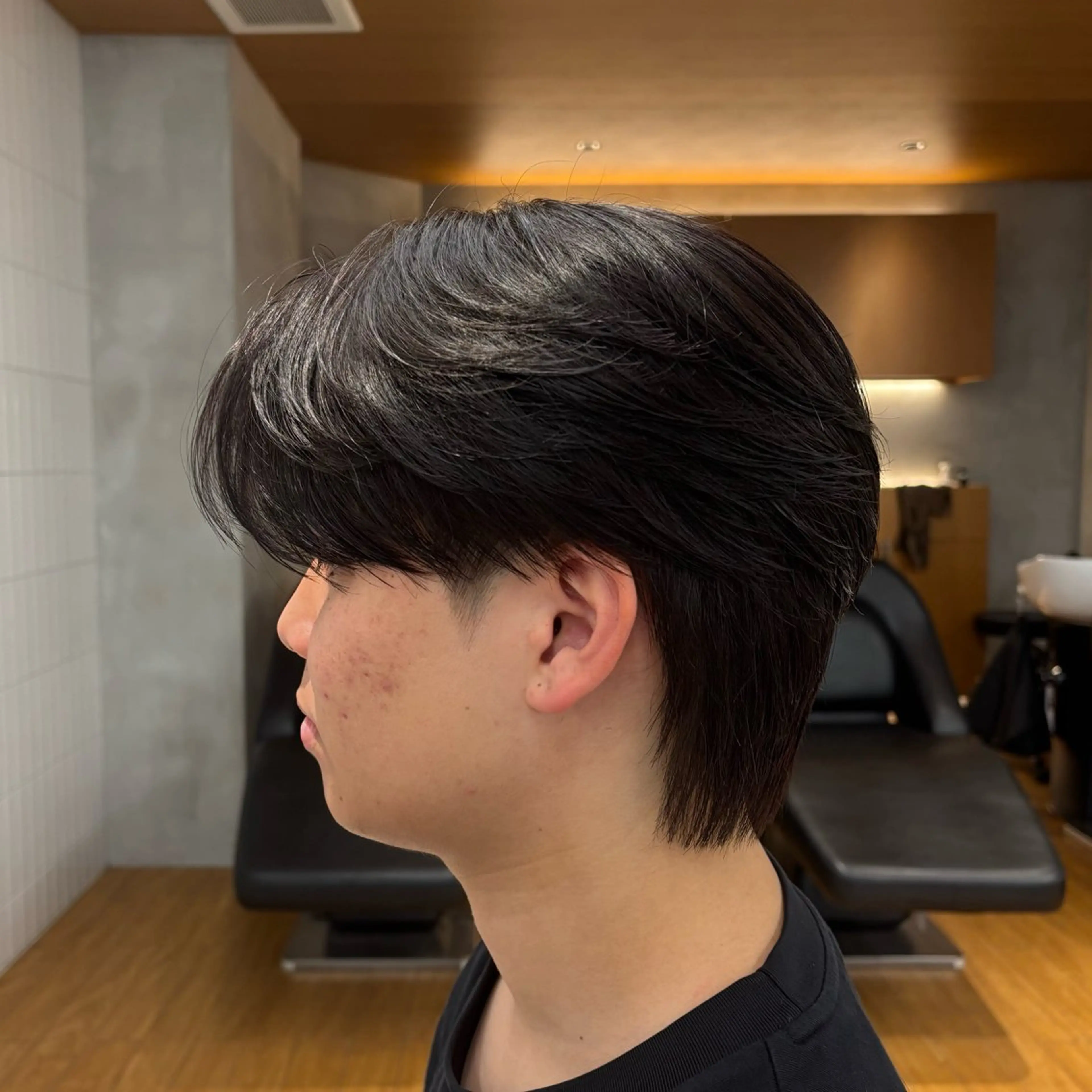 パーマ メンズ カット パーマ トリートメント ヘアセット 表参道/スパイキー ショート/マッシュのヘアスタイル