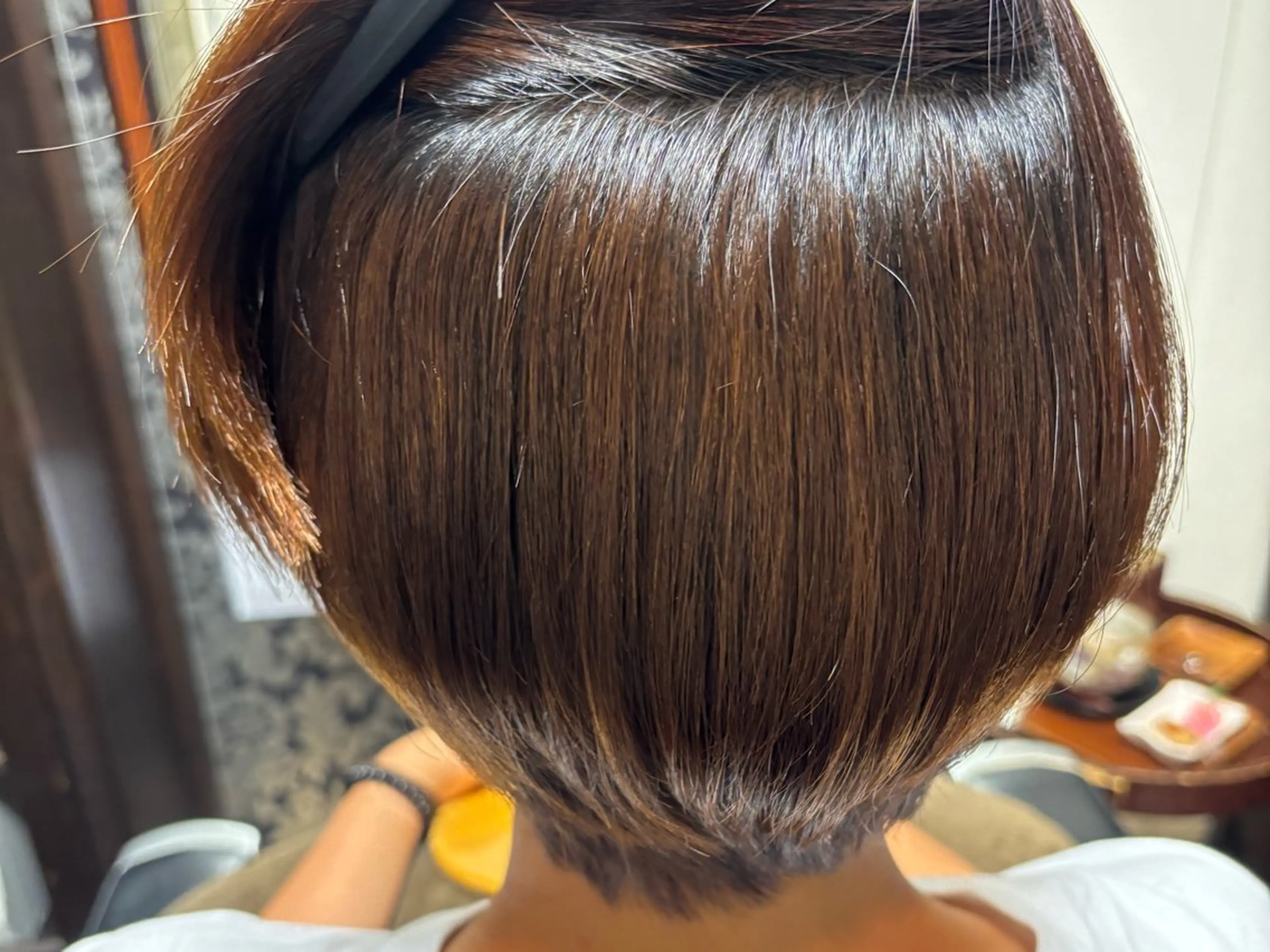 ショートカット＋丸み矯正の写真