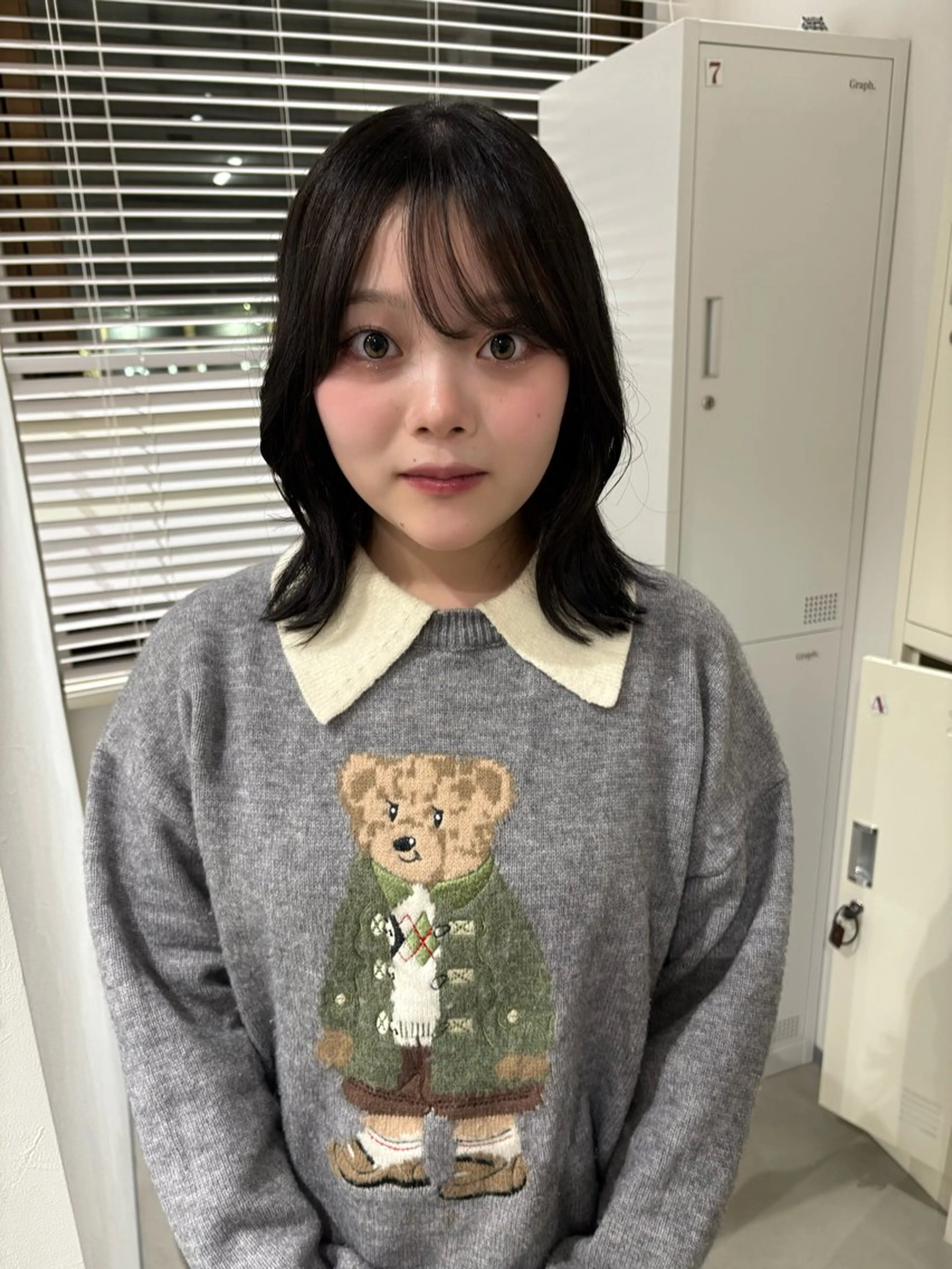 ミディアム カラー ヘアカラー くすみカラー/ ora🪡🤎のヘアスタイル