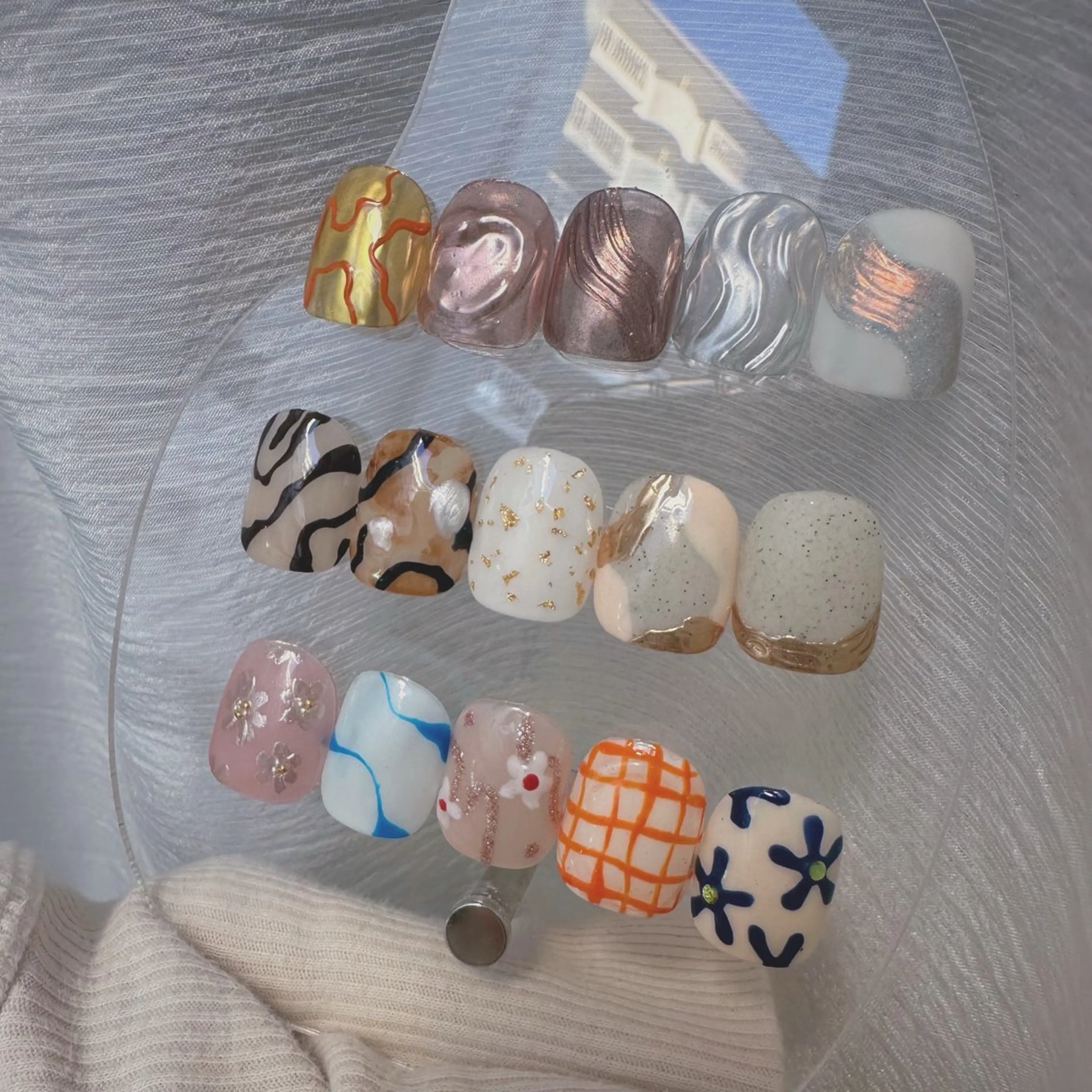 フット2本アート/オフありの写真