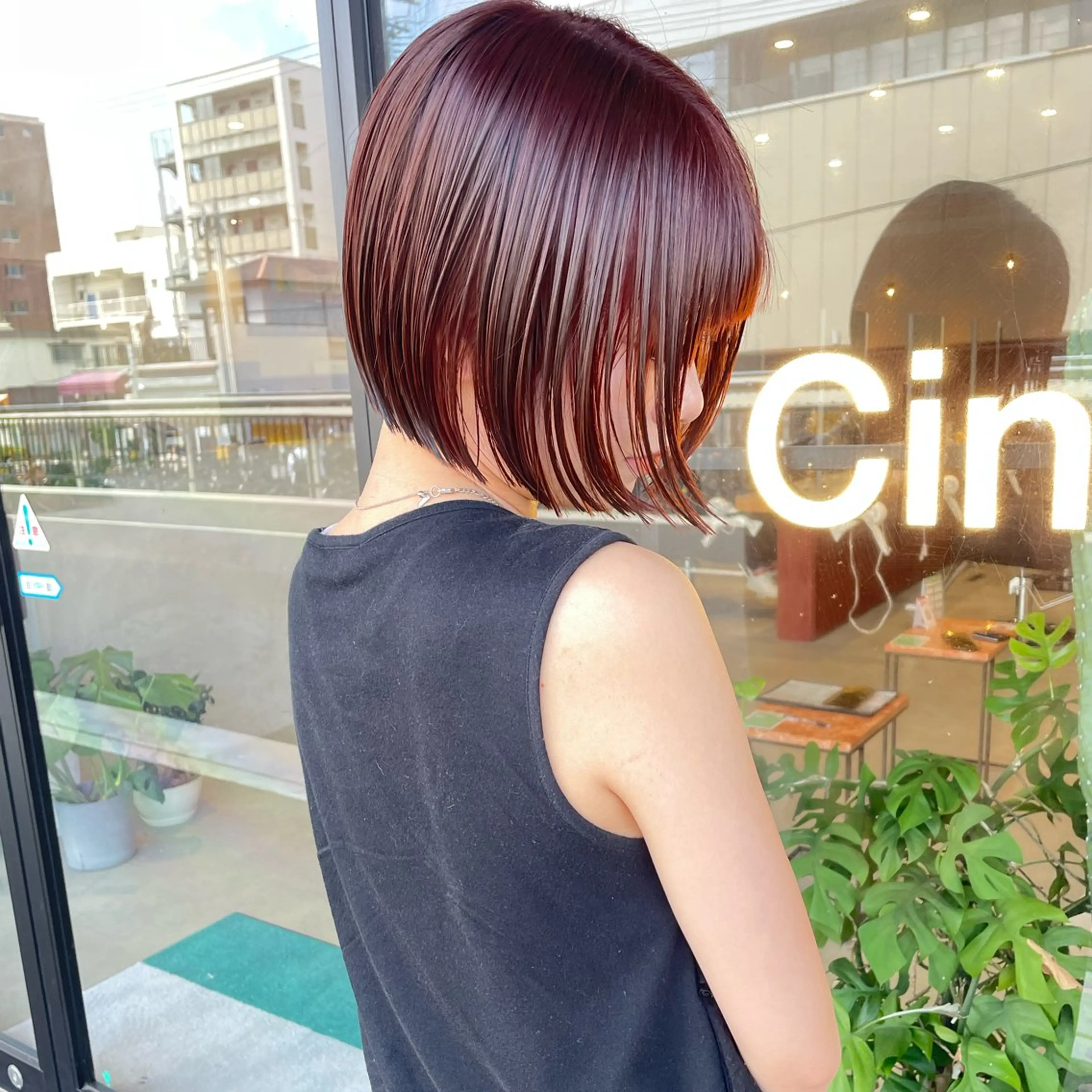 ショート ボブ カット ヘアカラー トリートメント 北九州美容室 🕊️わかな✂︎のヘアスタイル