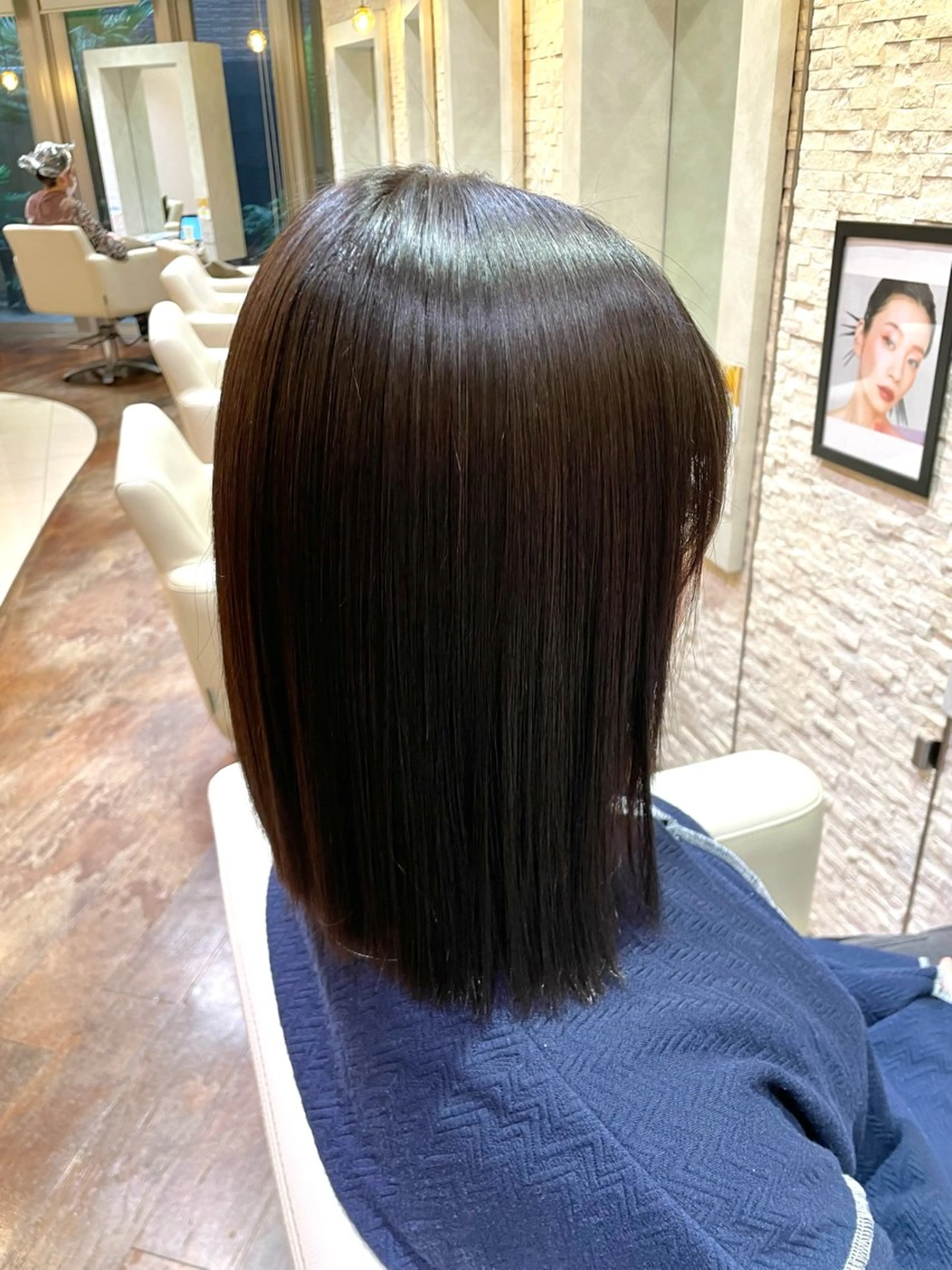 ミディアム パーマ 黒坂 唯奈 /パーマとボブ特化のヘアスタイル
