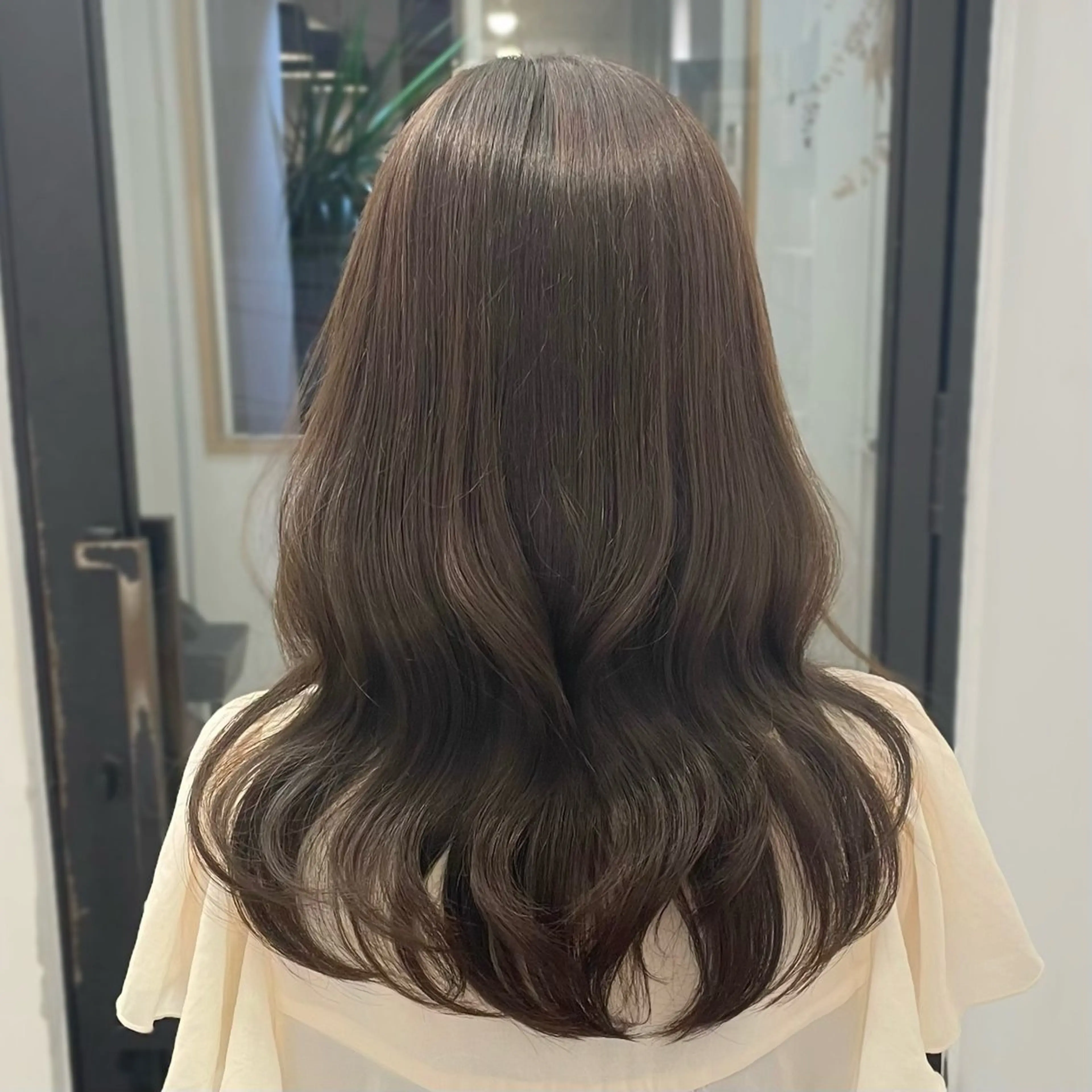 セミロング カラー オリーブカラー 🫧あやね/カットモ デル/仙台美容室🫧のヘアスタイル