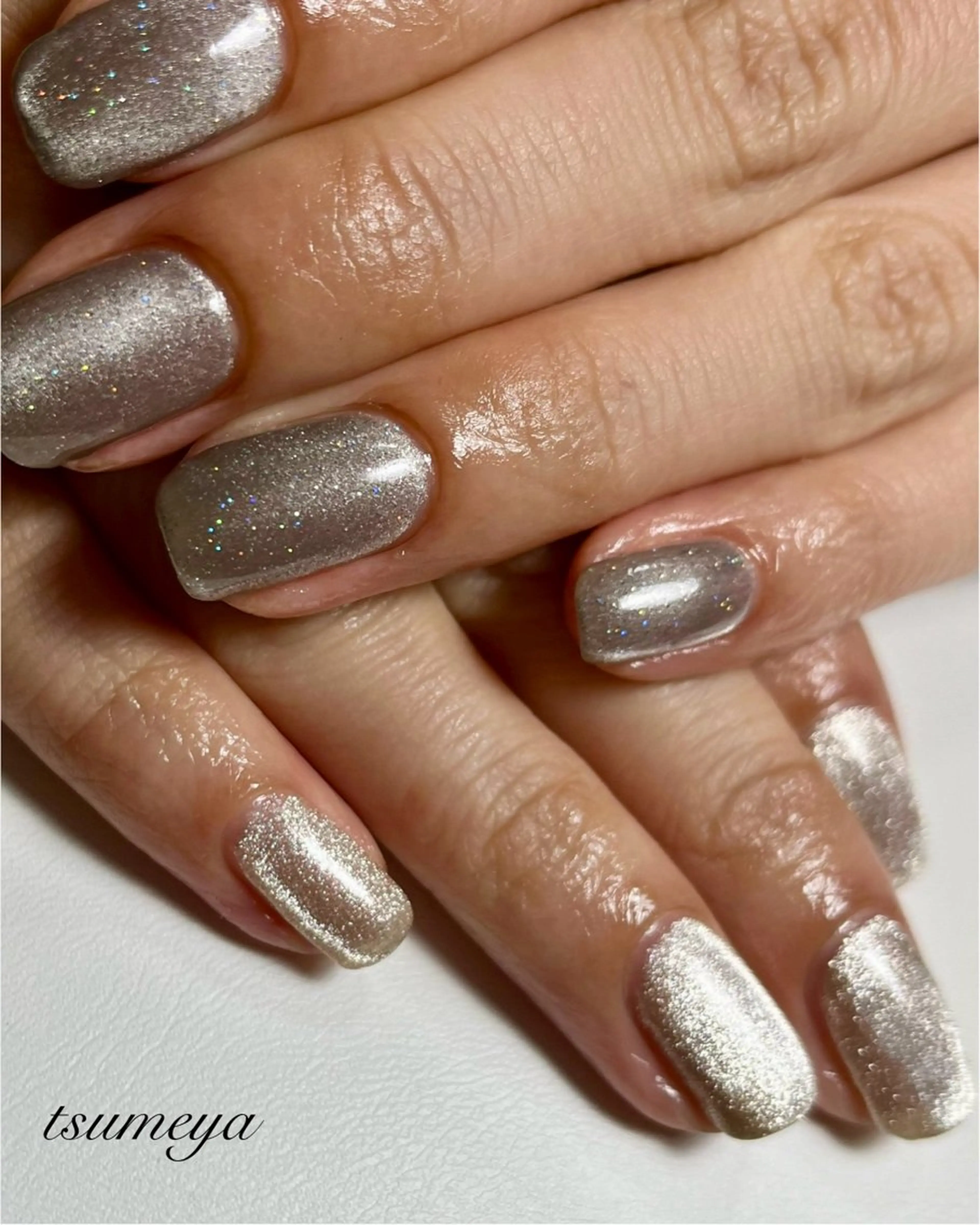 ネイル tsumeya ゆるかわ手描きネイルのネイルデザイン