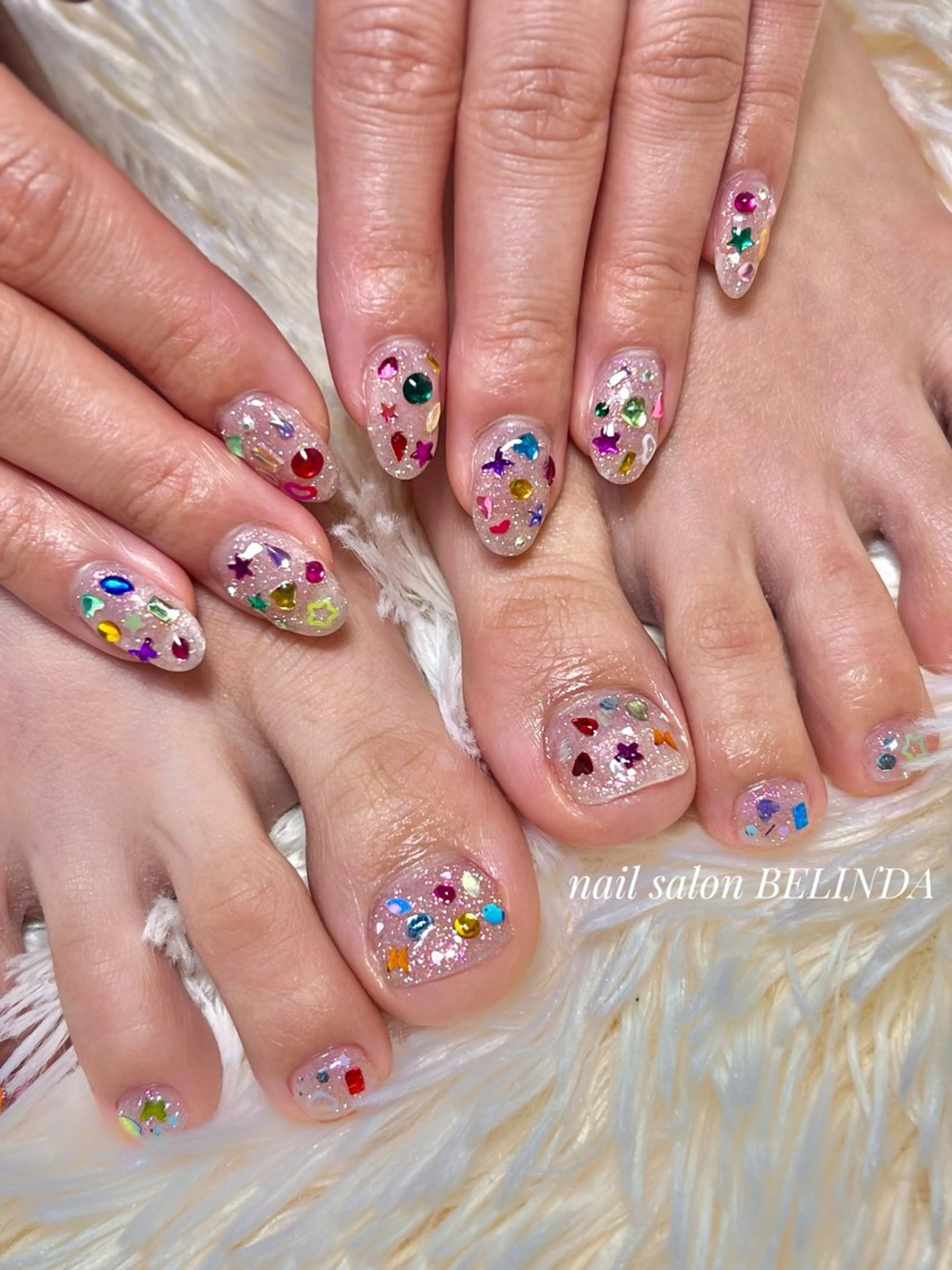 持ち込みデザイン フットバス＆フットネイルの写真