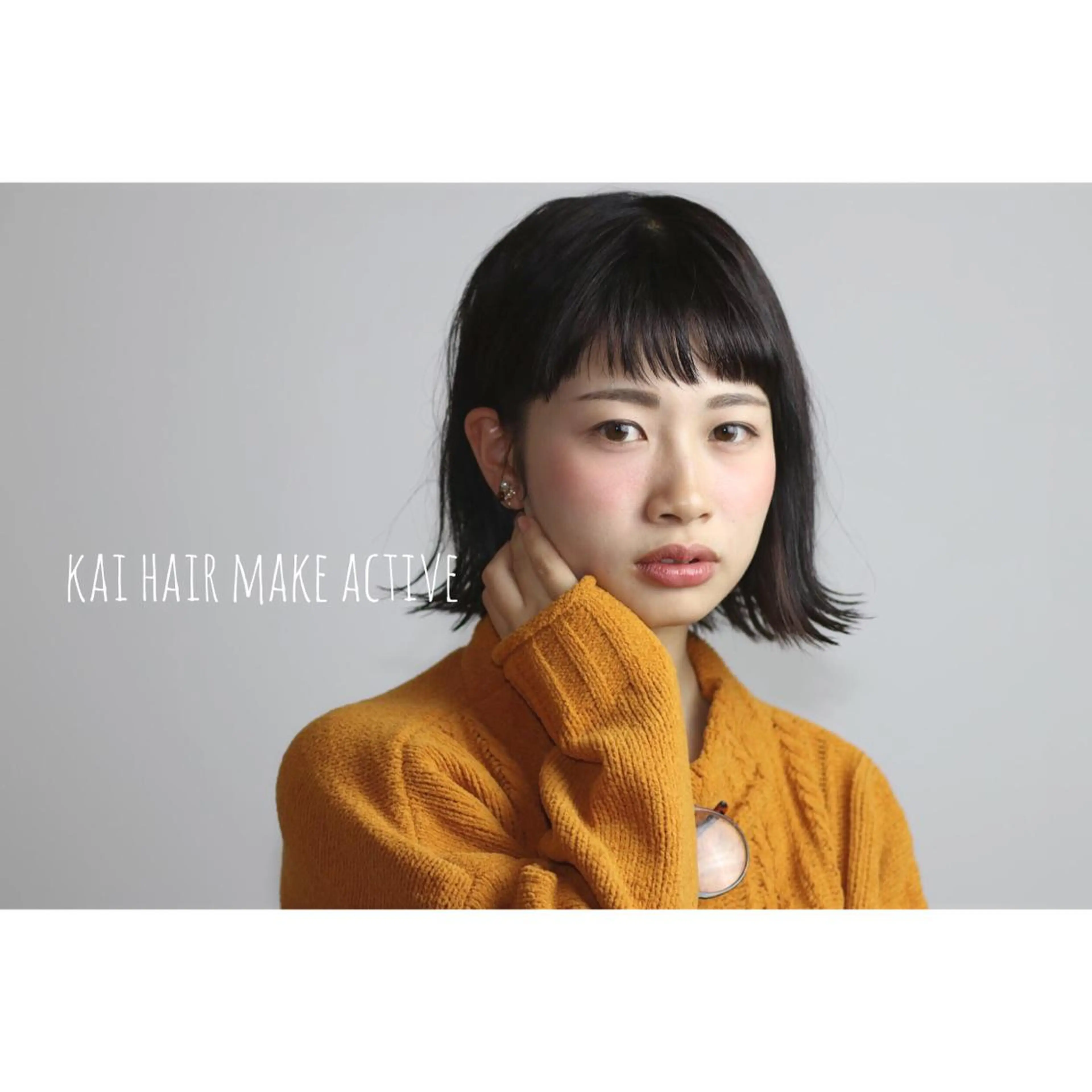 ミディアム 坂東 秀幸のヘアスタイル