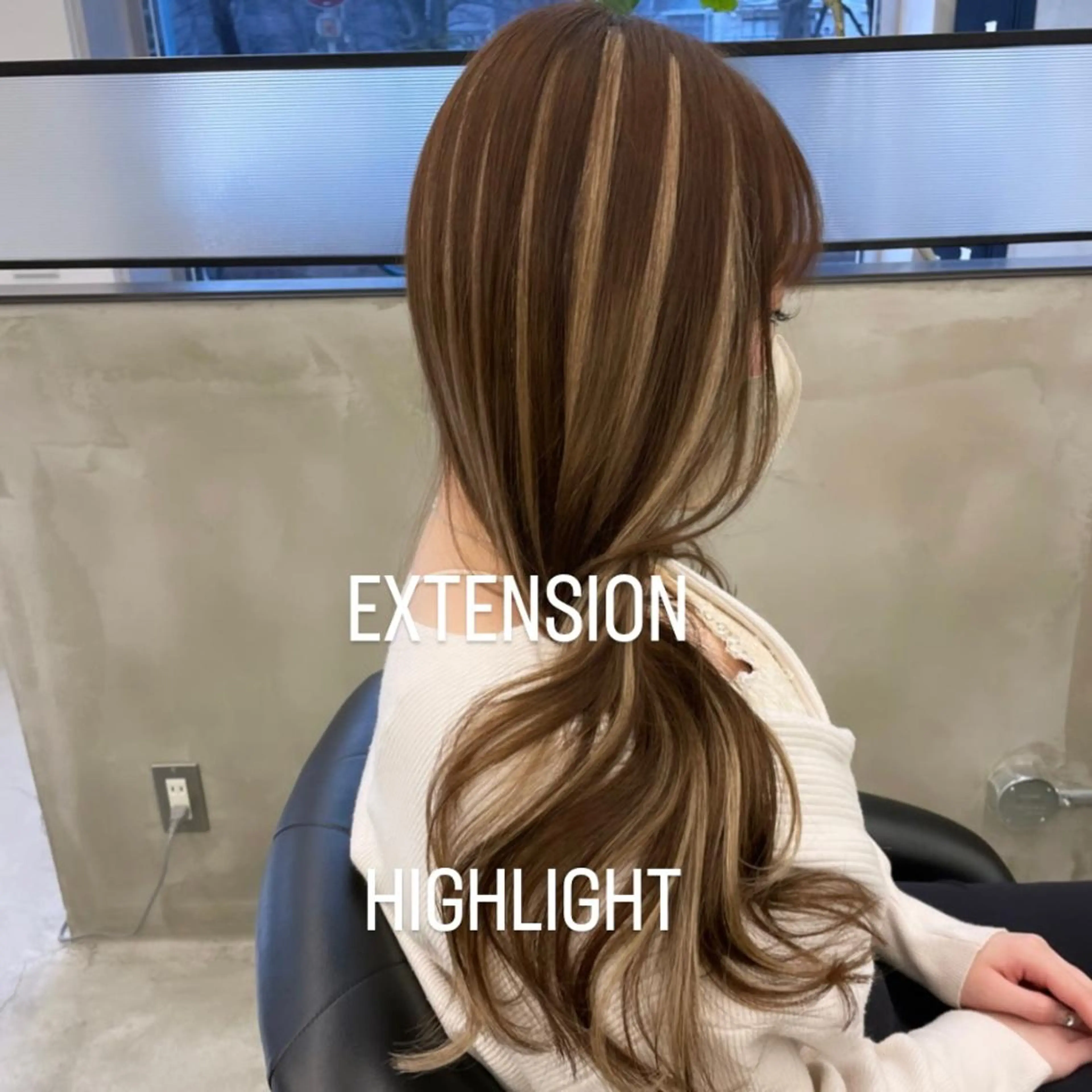 ロング カラー ヘアカラー エクステ エクステ🩵ブリーチ 韓国ヘア🩵KAEのヘアスタイル