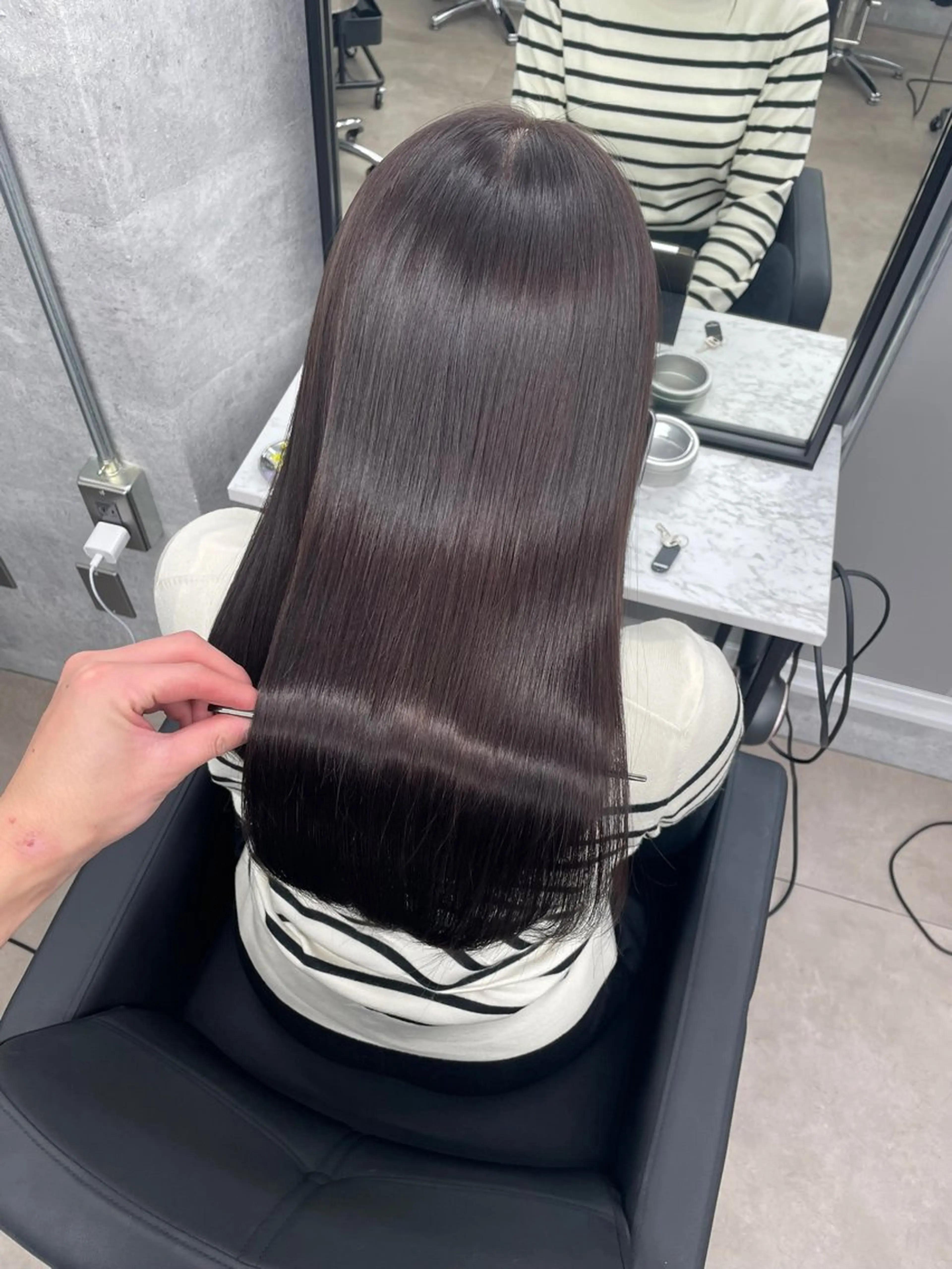 ロング 髪質改善 カット ヘアカラー トリートメント 🌈新宿縮毛矯正 No.1 SORAのヘアスタイル