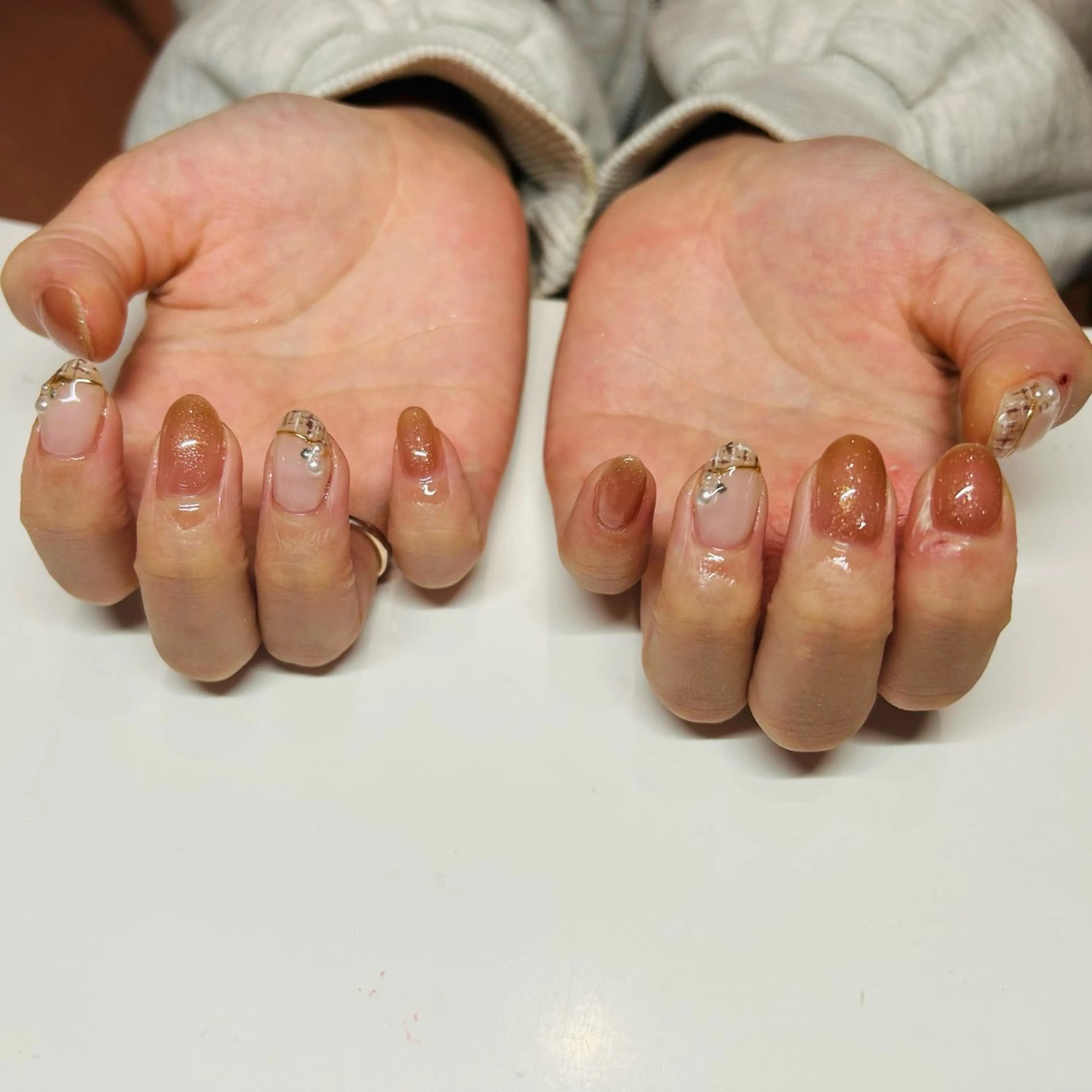 🌱定額デザイン フィルイン施術オフ込【⚠️再来店様・施術3週間以上・ハード・埋め尽くし】+30分メニューの写真