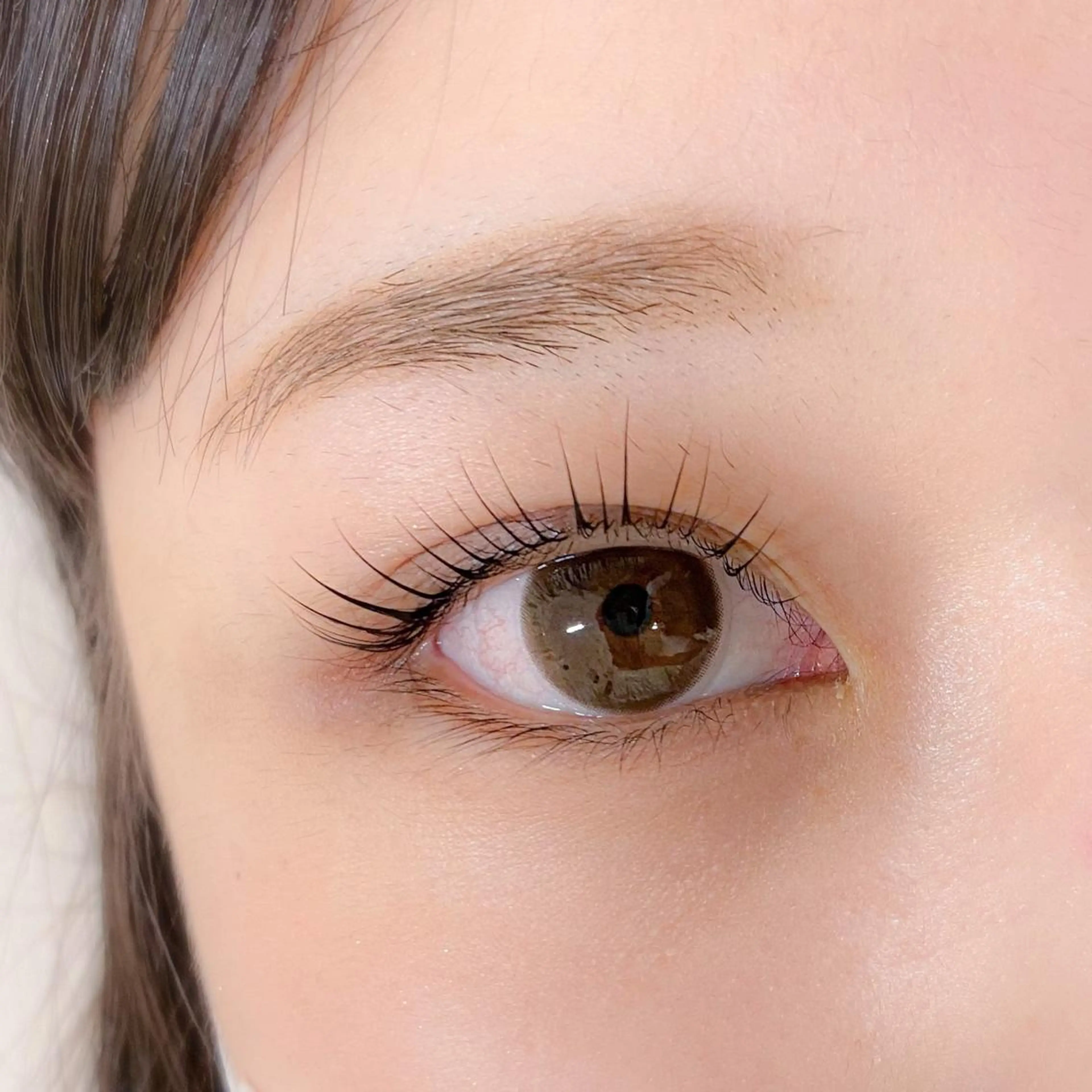 上まつ毛パーマの写真