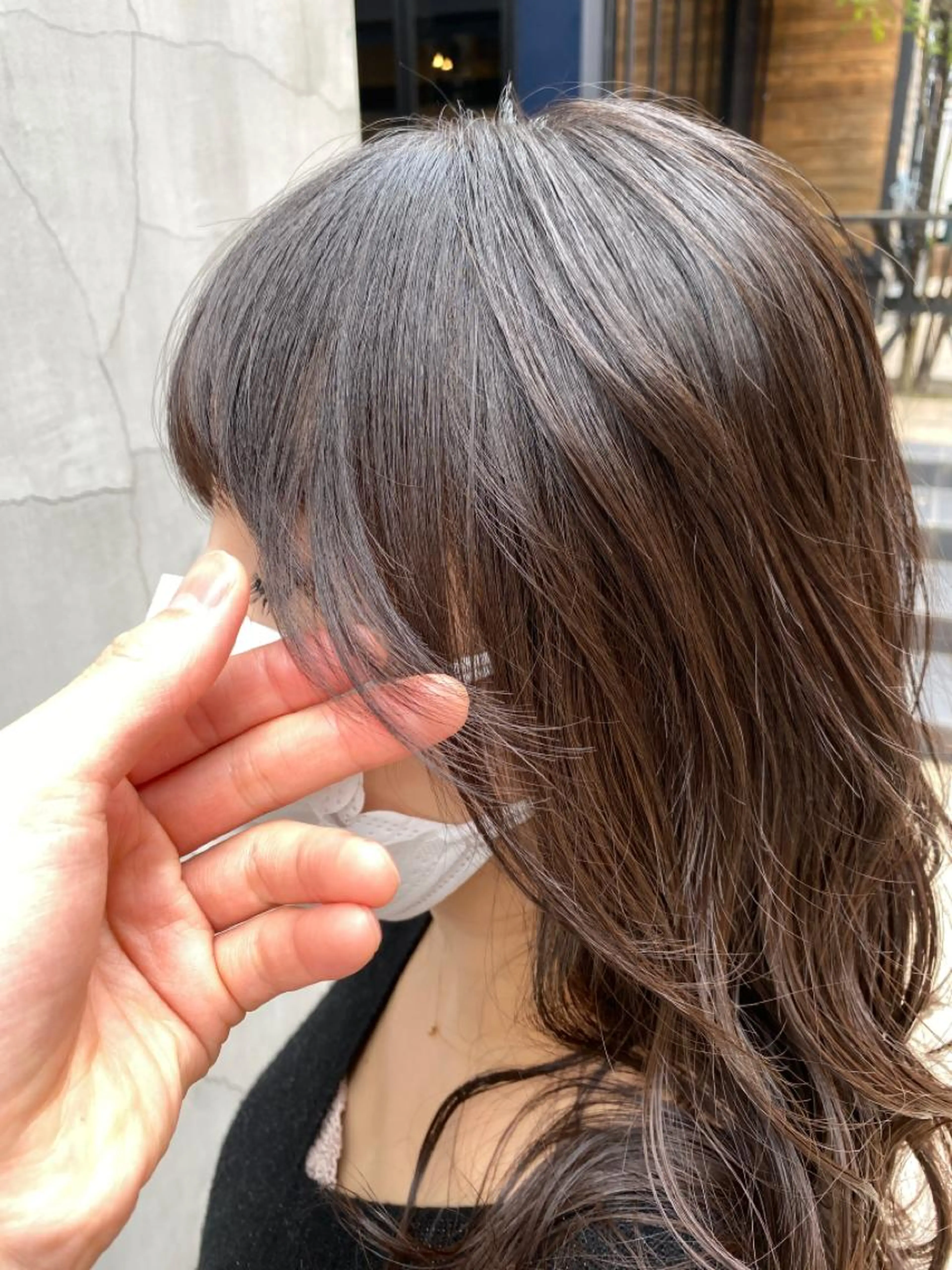 前髪カット +イルミナorアディクシーカラーの写真