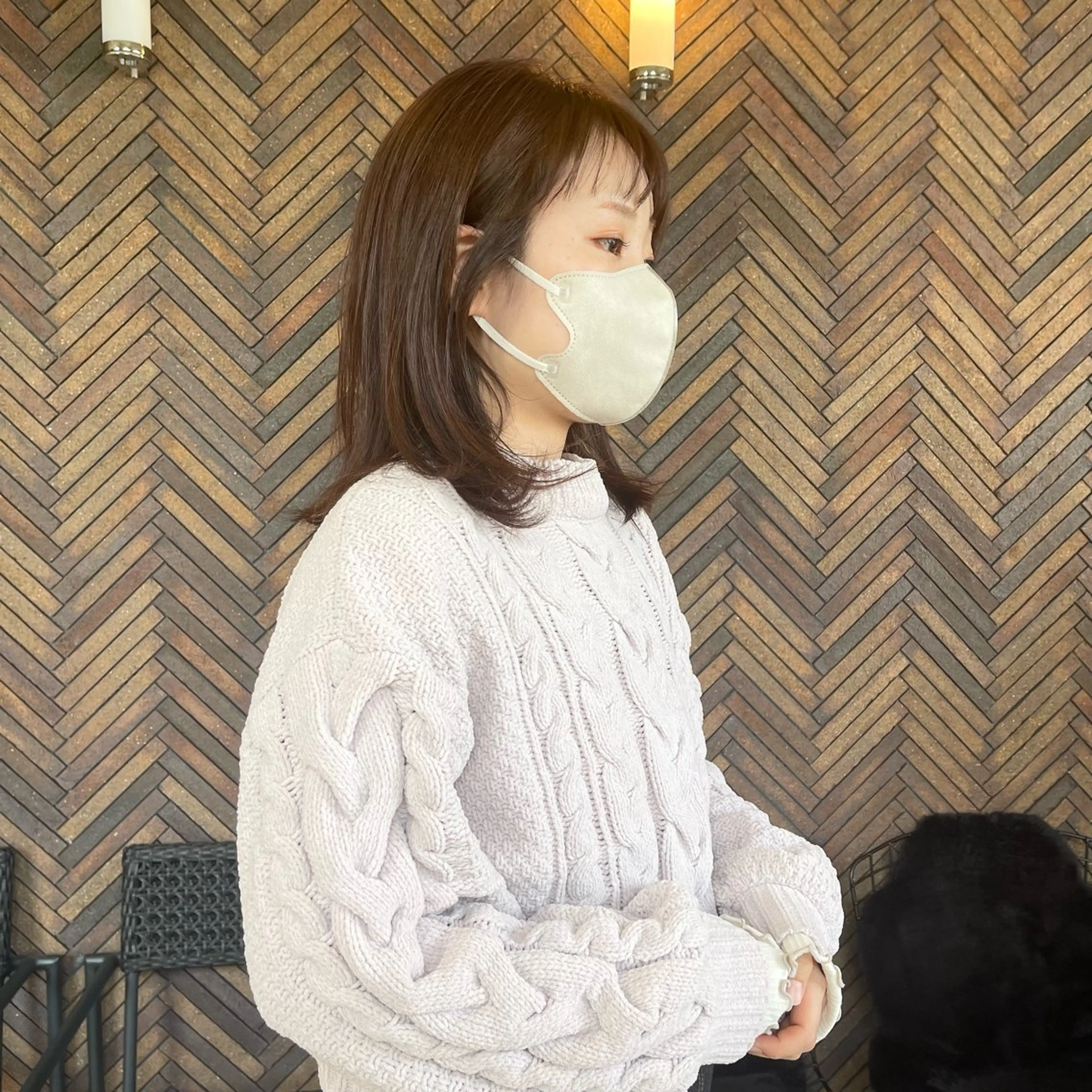 ミディアム カラー 黒崎 勝巳のヘアスタイル