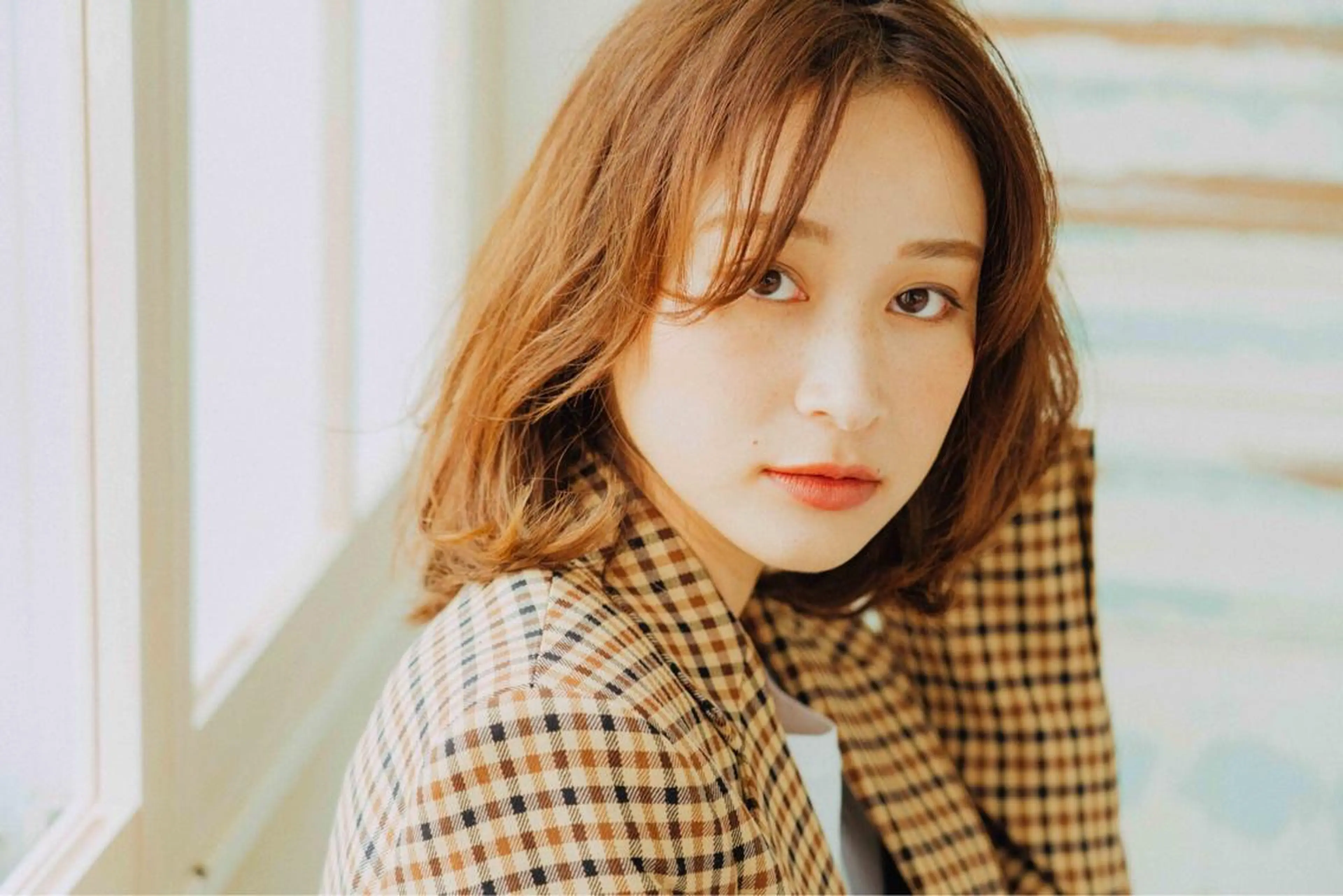 ショート カラー パーマ ヘアアレンジ メンズ キッズ ネイル マツエク・マツパ メンズウルフカット ハンサムショート アディクシーカラー 透明感カラー ボブ unu hair所属・藤井 仁紀のヘアスタイル