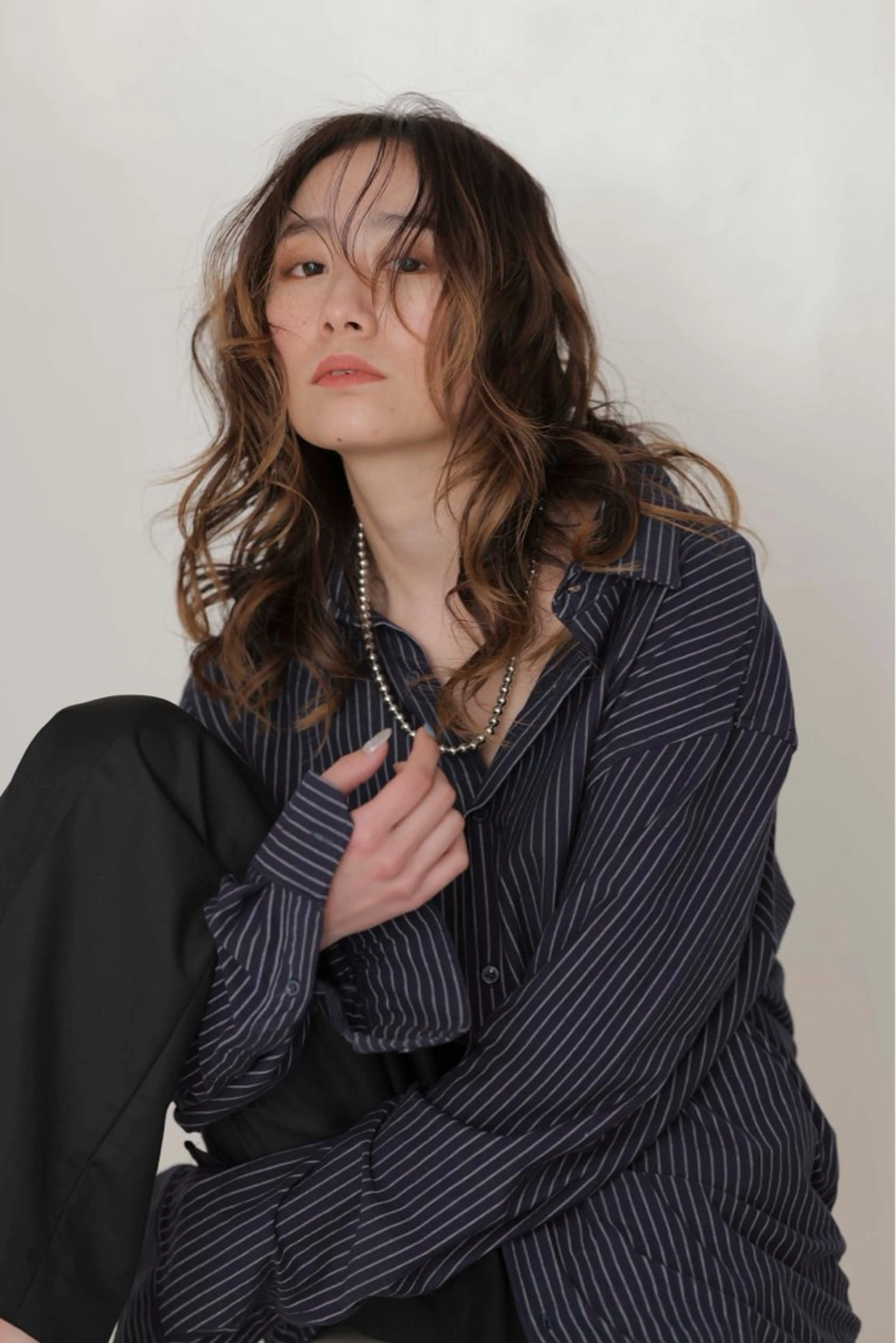 ロング カラー パーマ 🎀大人女性の為の ニュアンスヘア🎀のヘアスタイル