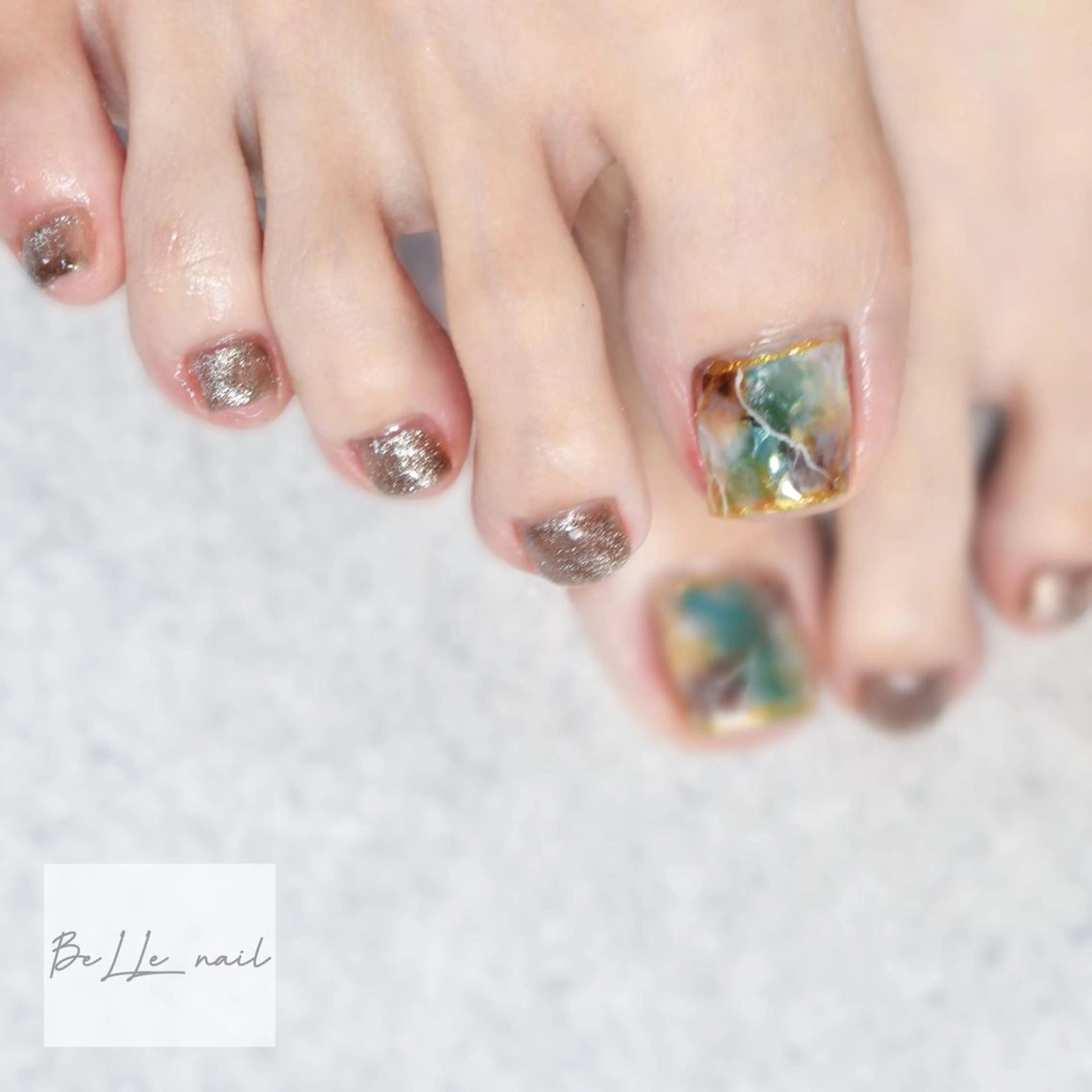 ネイル フットネイル BeLLe nailのネイルデザイン