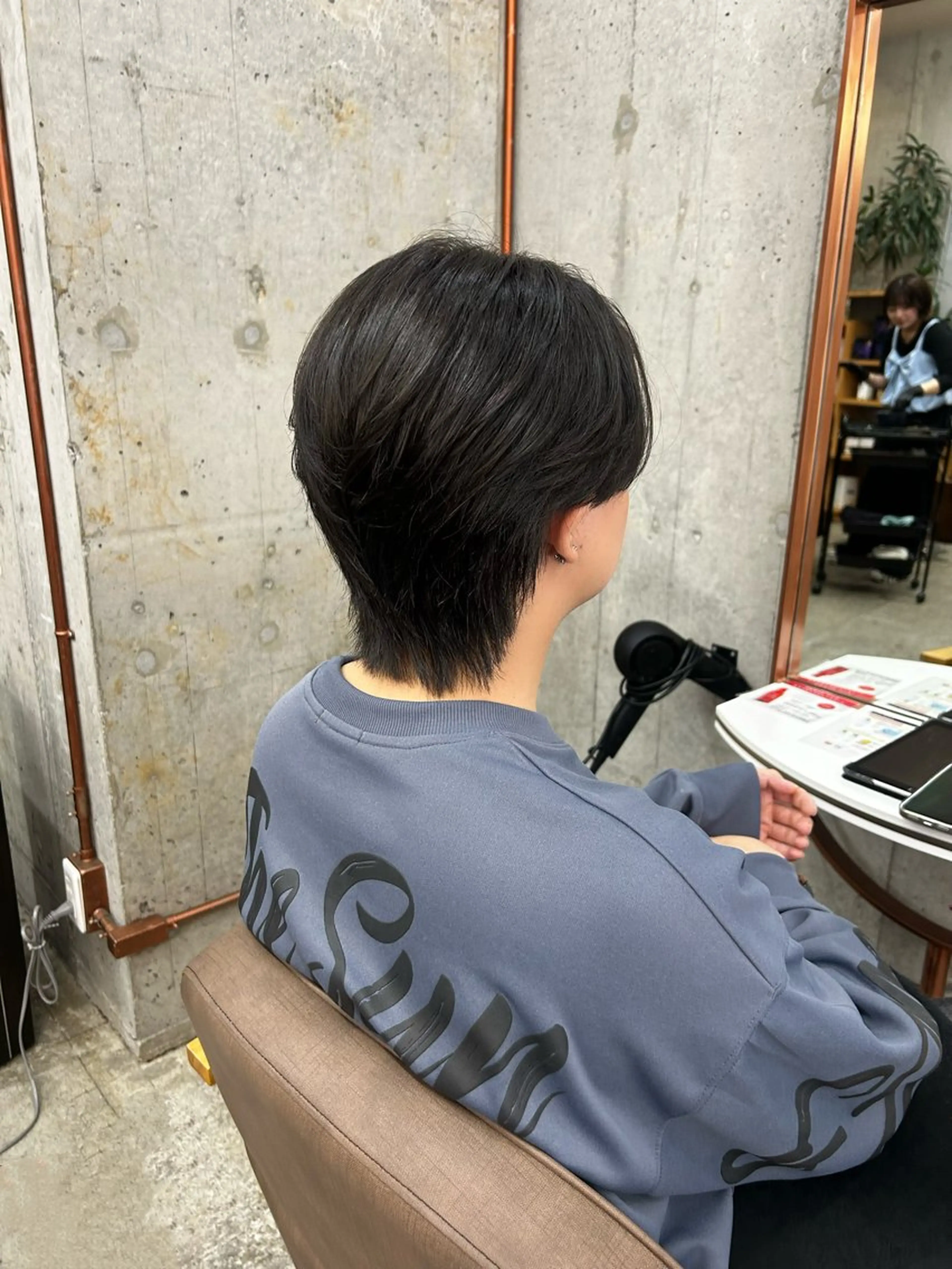 ショート メンズ メンズウルフカット ウルフカット カット 顔周りレイヤー/ ふわあいりのヘアスタイル