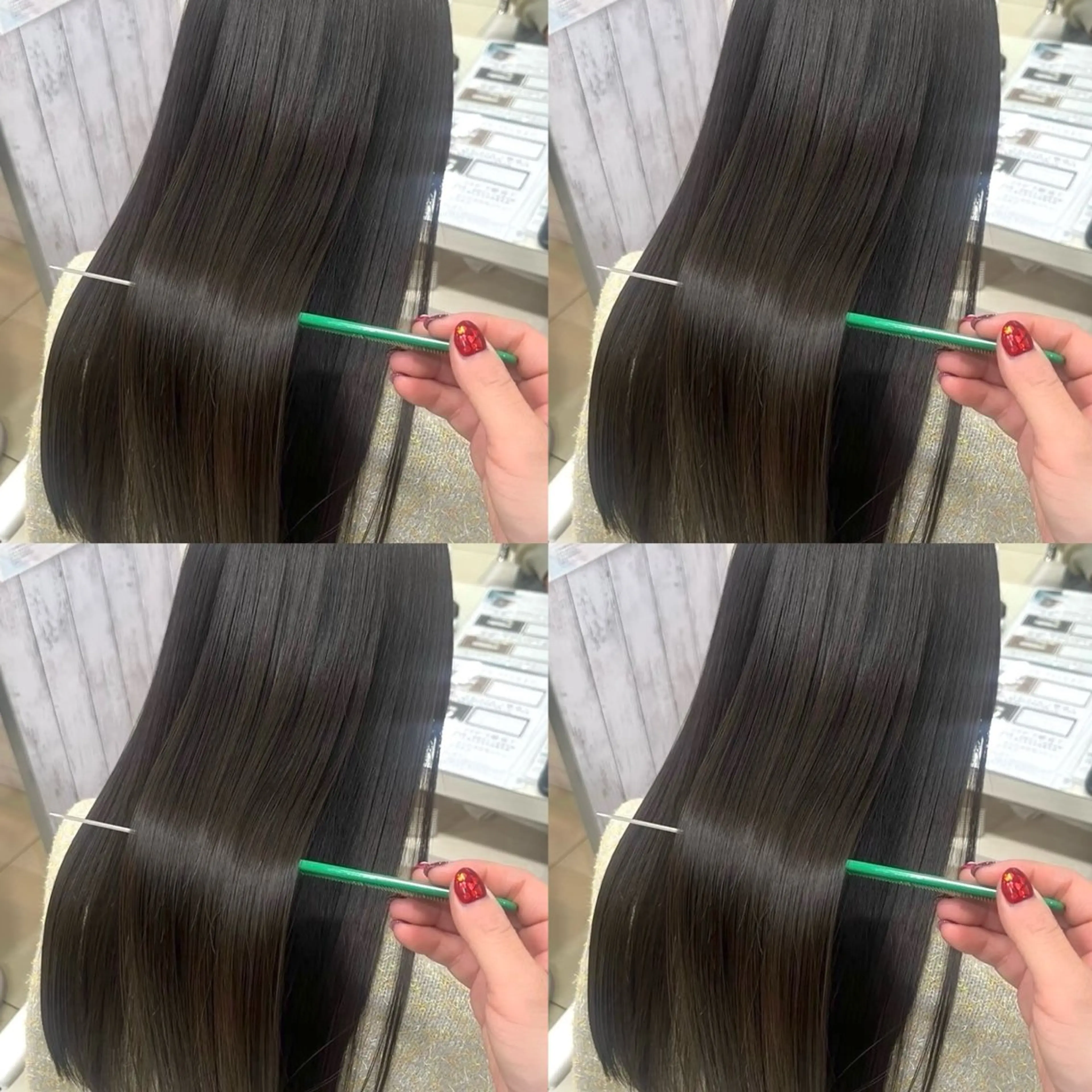 カット➕縮毛矯正(トリートメント付)¥10860〜(ロング料金別)の写真