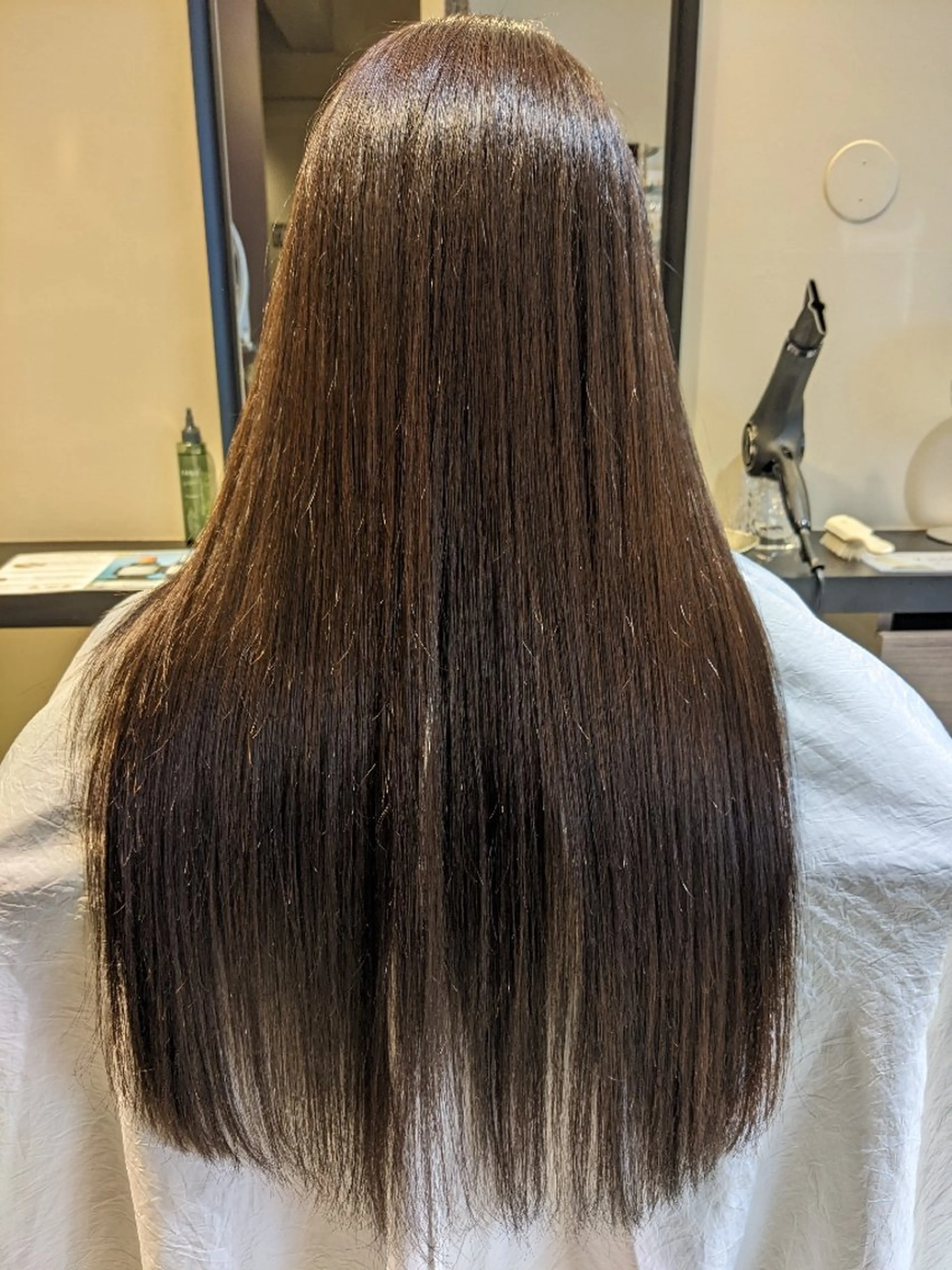 ロング 縮毛矯正 縮毛矯正 seul 美容室のヘアスタイル