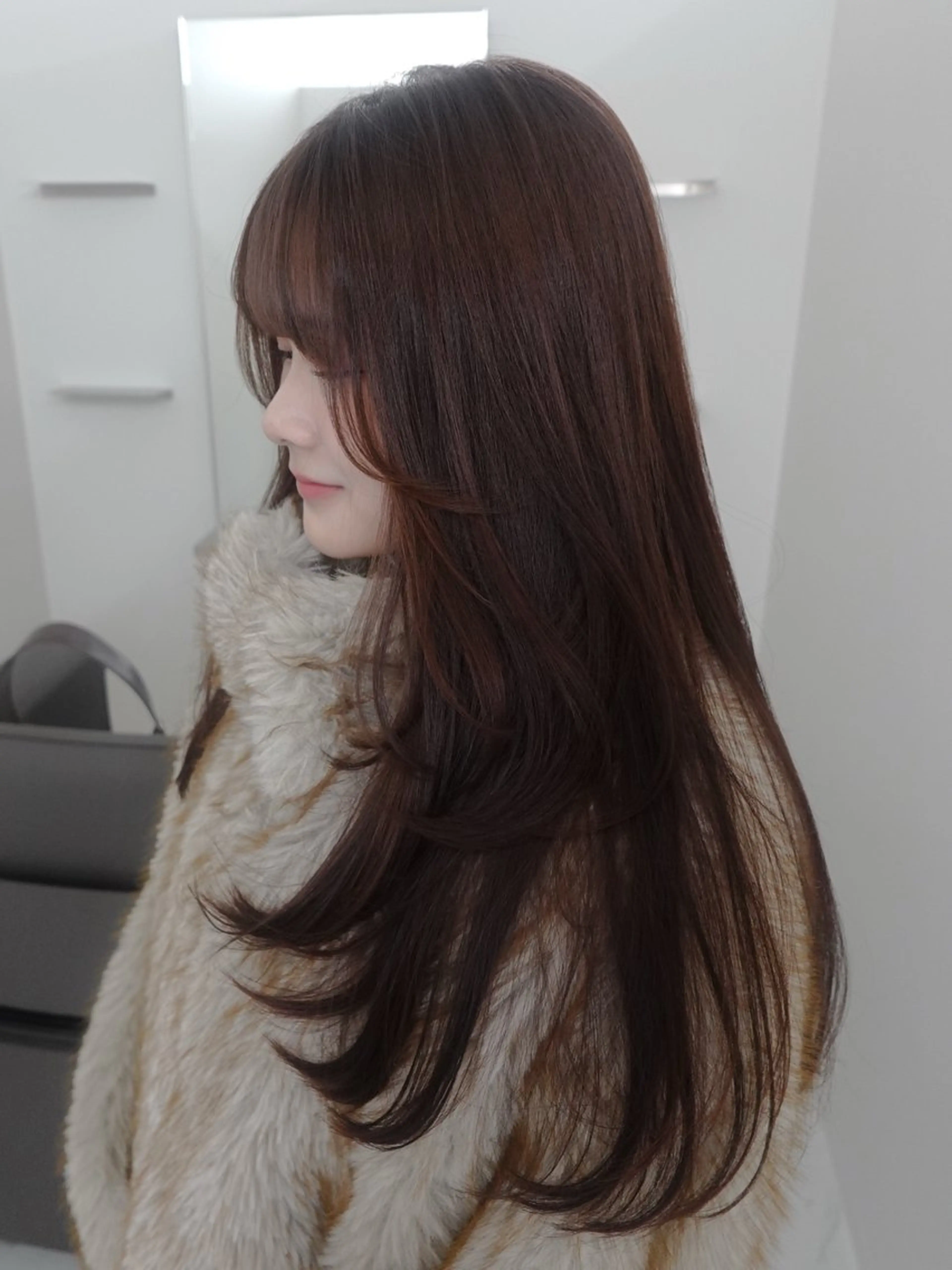 ロング ロングレイヤー レイヤーカット ロング カット トリートメント ＫＡＮＡ/天王寺 🎀🫧のヘアスタイル