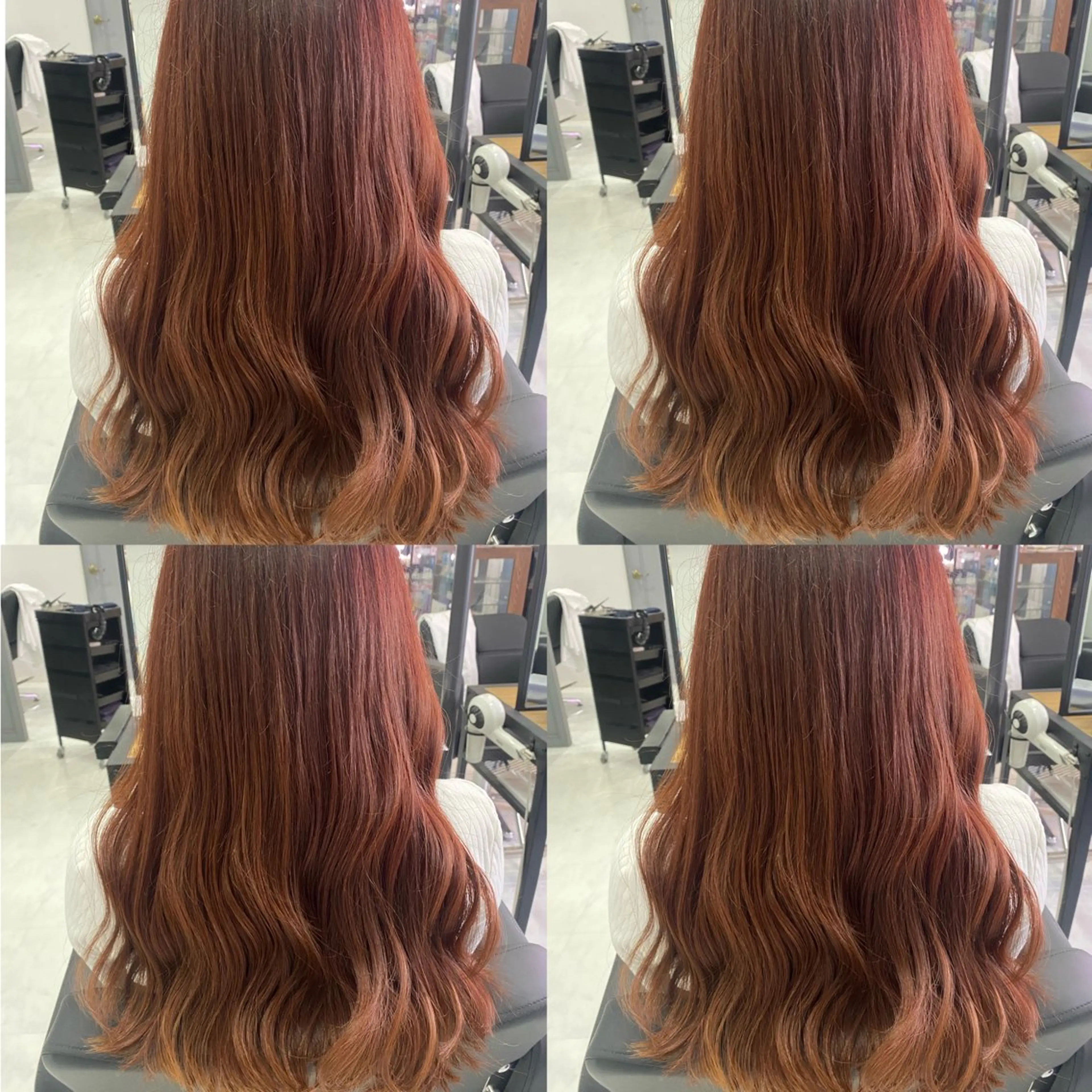 セミロング カラー カット ヘアカラー トリートメント 髪質改善×矯正🫧 韓国ヘアasamiのヘアスタイル