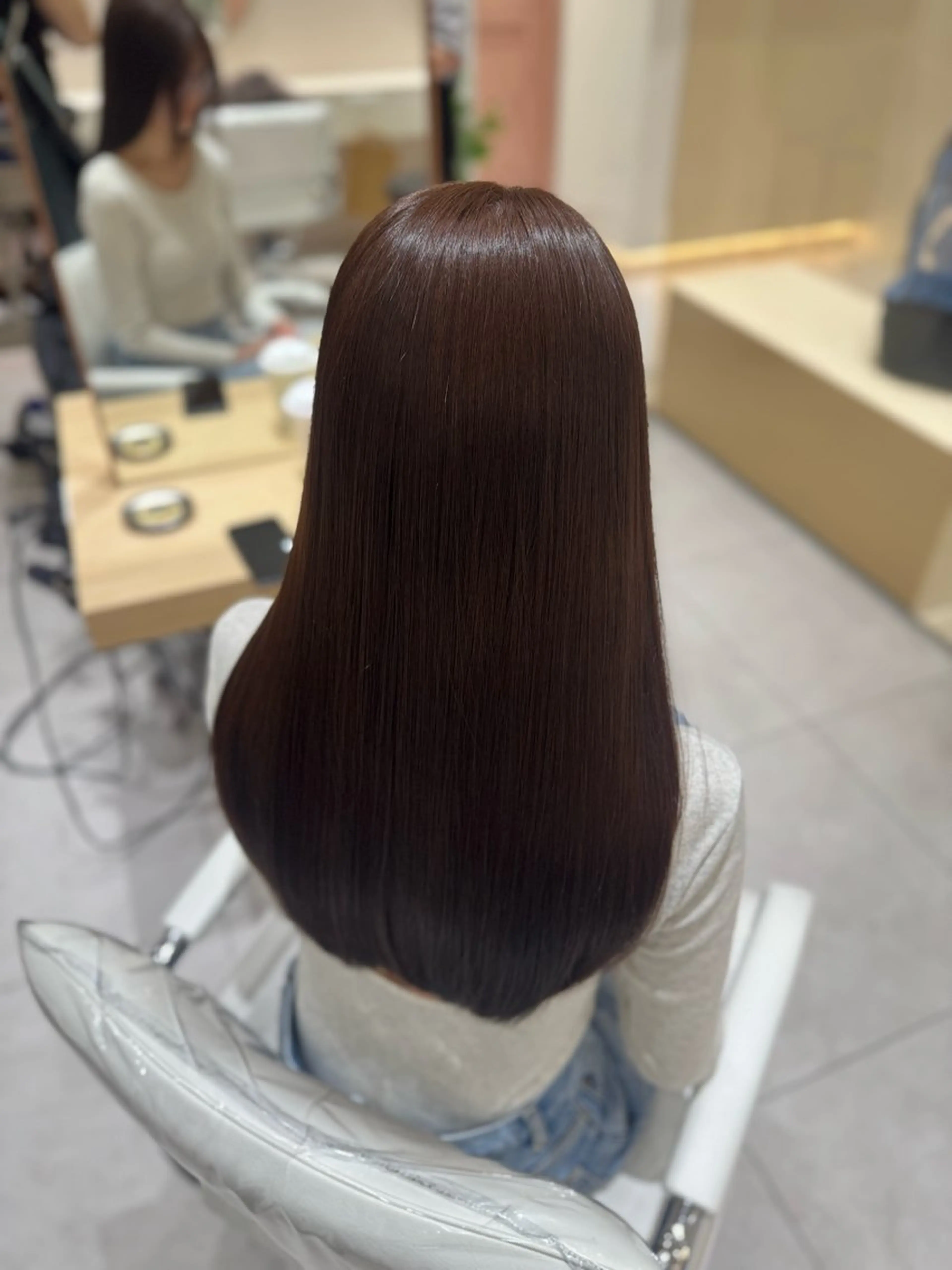 ロング カラー 京都河原町 髪質改善🌛‧˚花綸のヘアスタイル