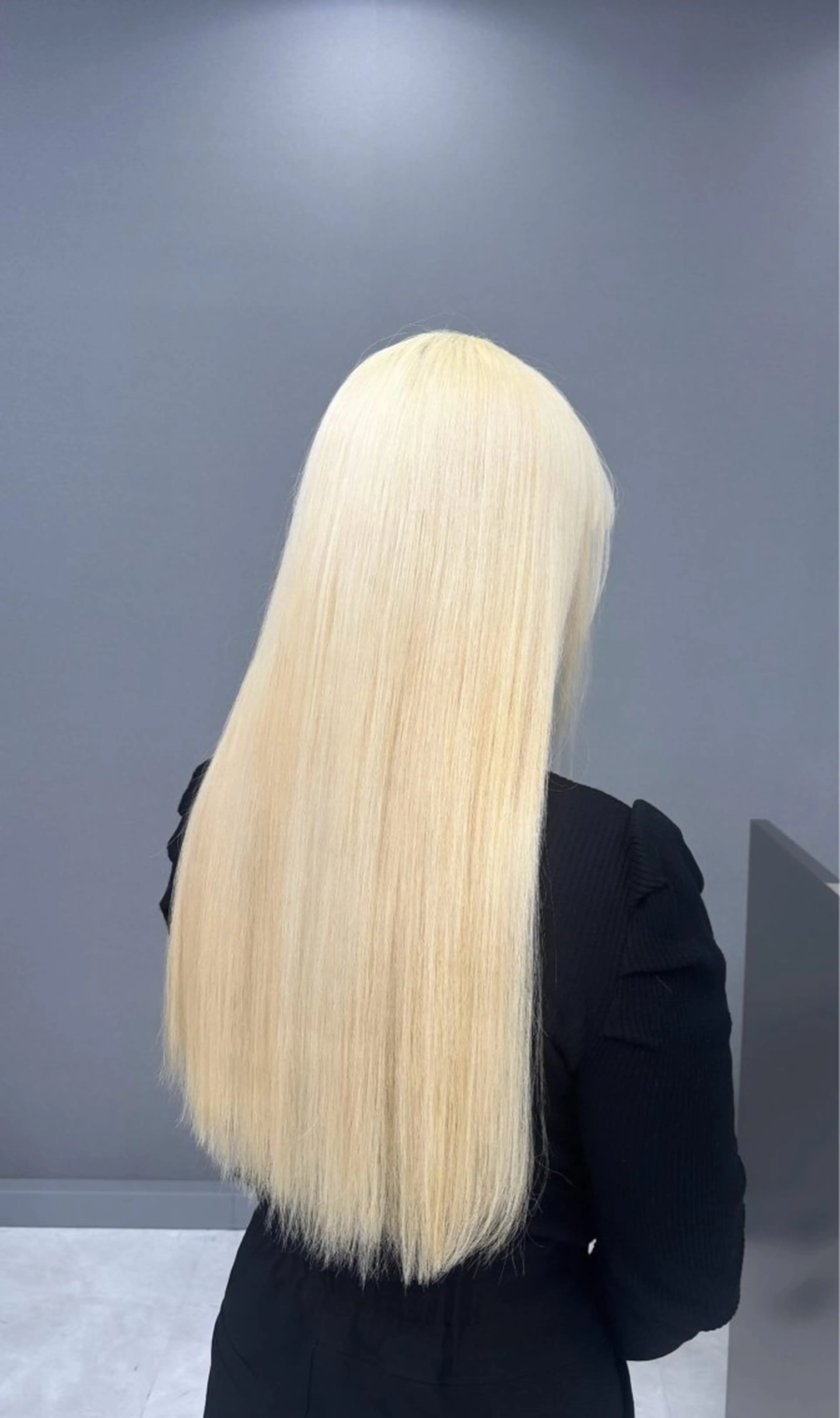 ロング カラー トリートメント ハッシュカット/ ミルクティー/ みうのヘアスタイル