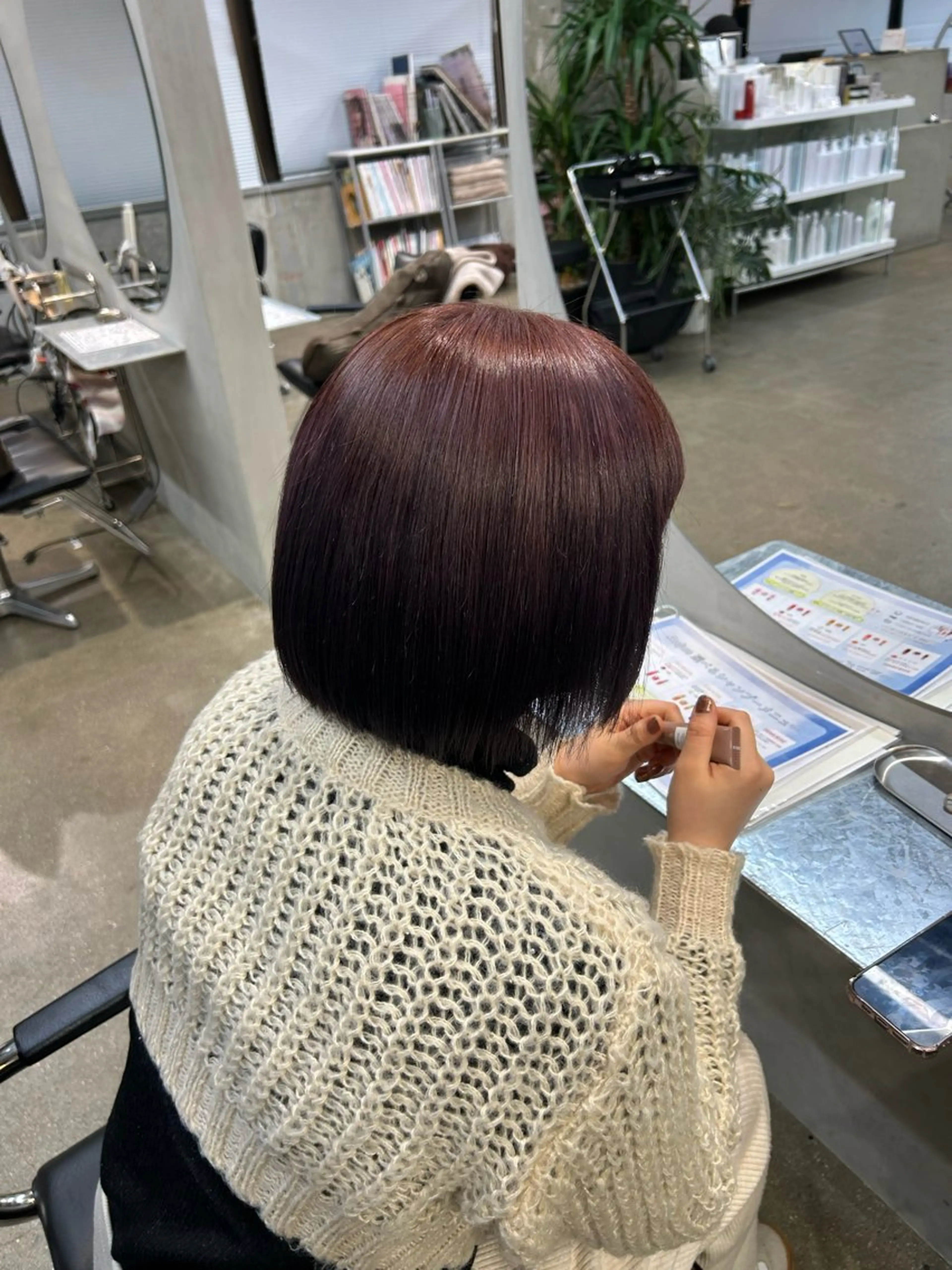 ショート カット ヘアカラー サワムラ ソナタのヘアスタイル