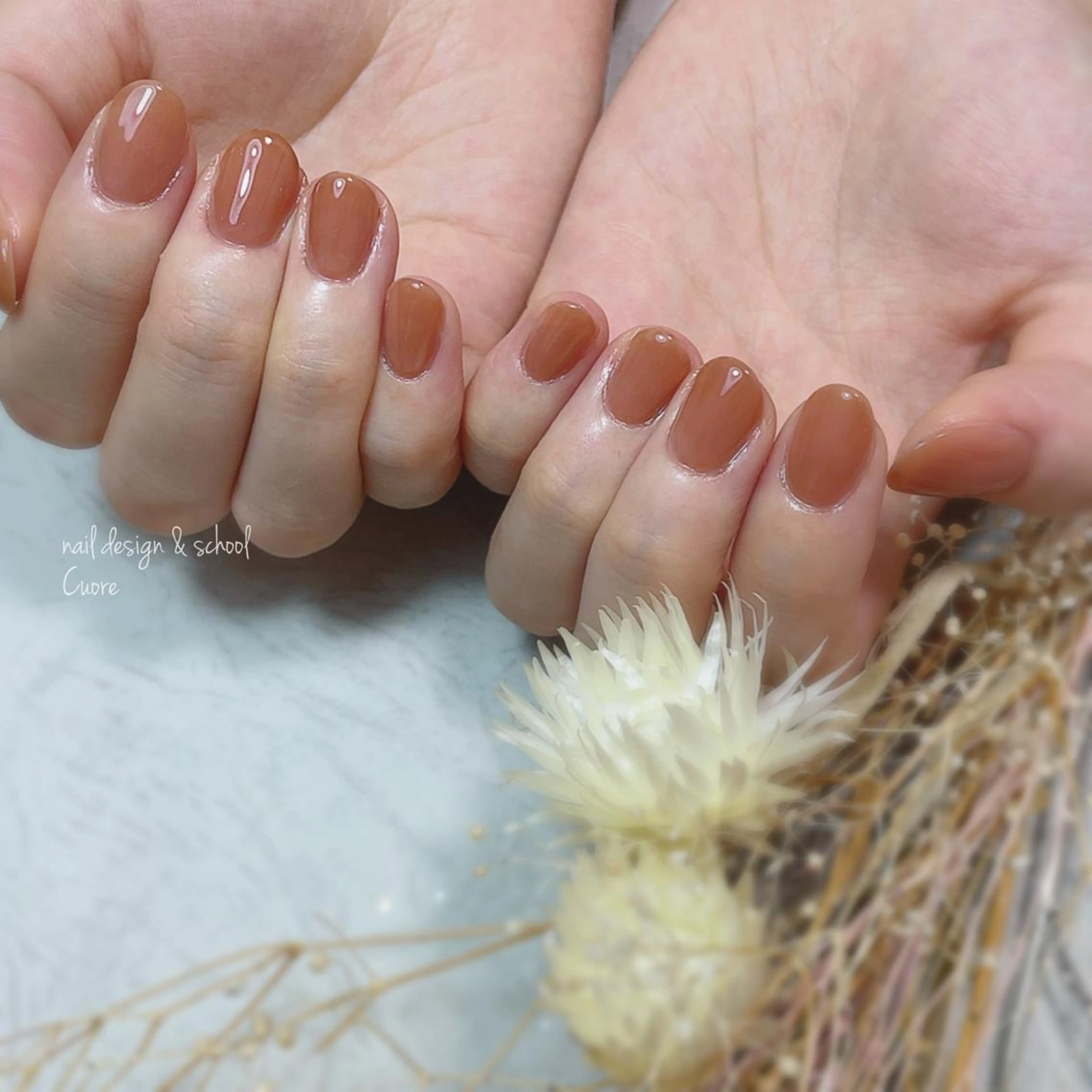 ネイル アートネイル ジェルネイル ニュアンスネイル シンプルネイル 春ネイル Cuore谷岡紗妃/ 宮崎台のネイルデザイン