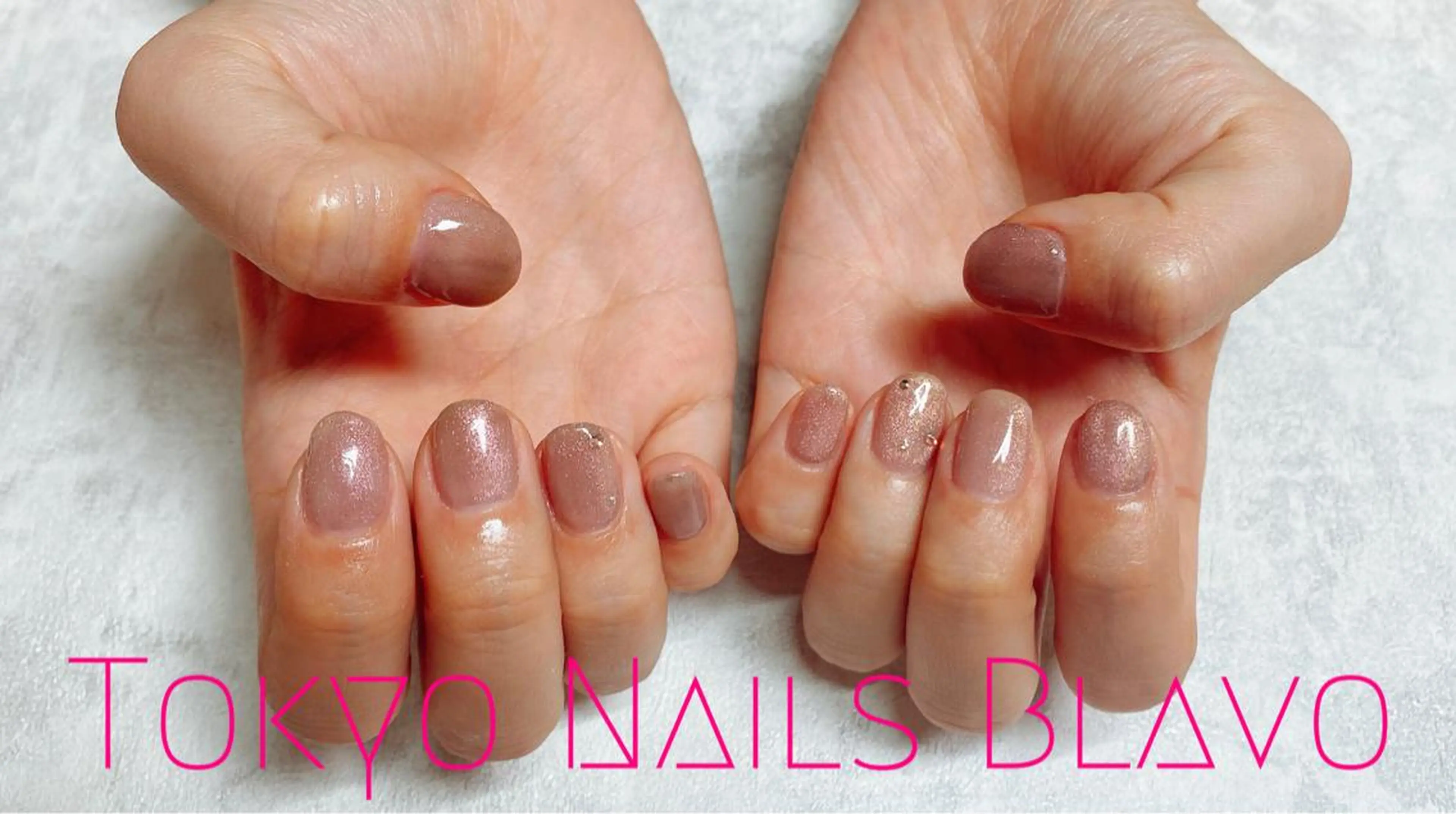 ネイル マグネットネイル ワンカラーネイル T.N.B 山本陽子のネイルデザイン