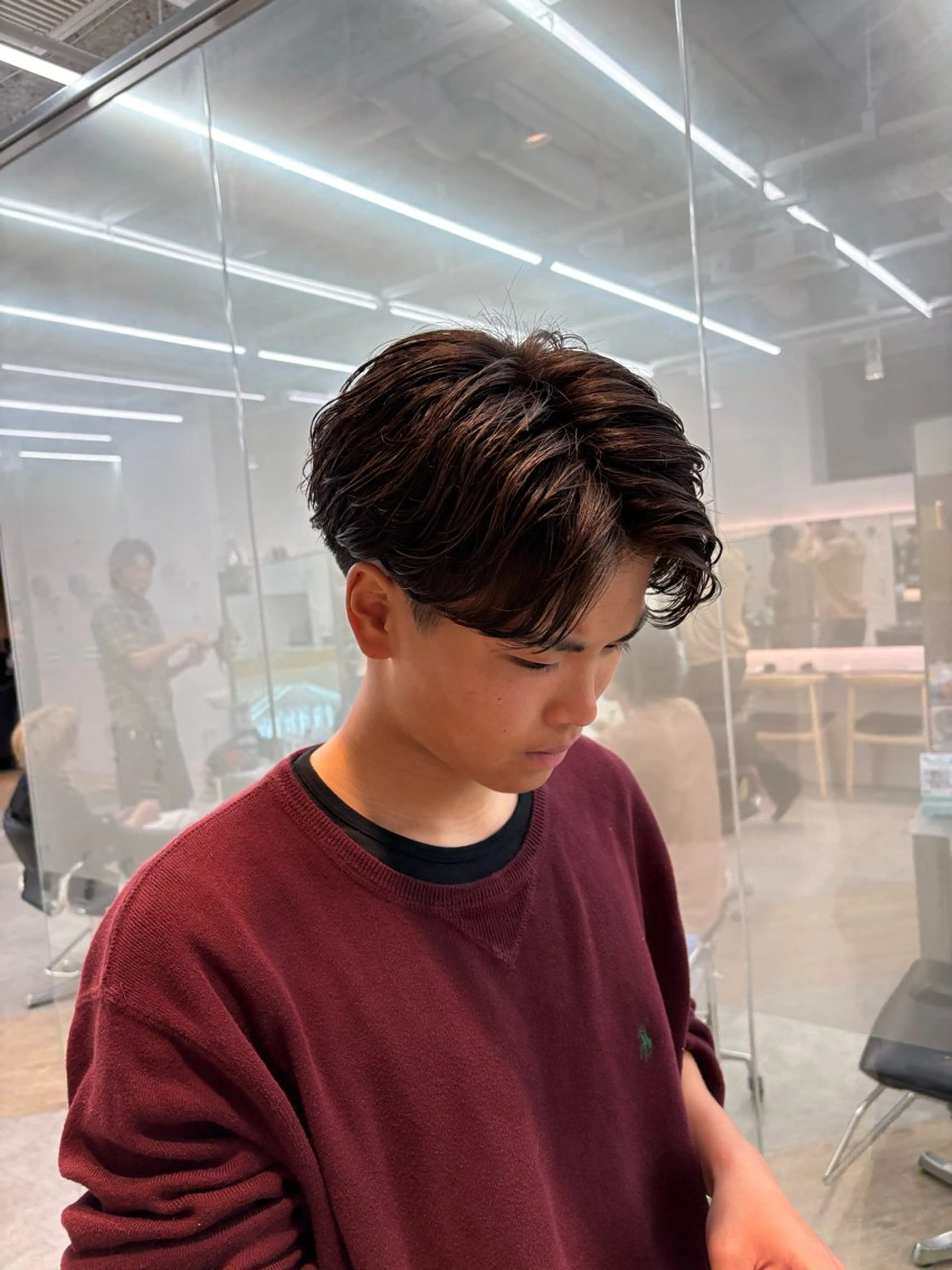 パーマ メンズ パーマ 🌀toa/波巻き✨ /メンズパーマ／栄のヘアスタイル