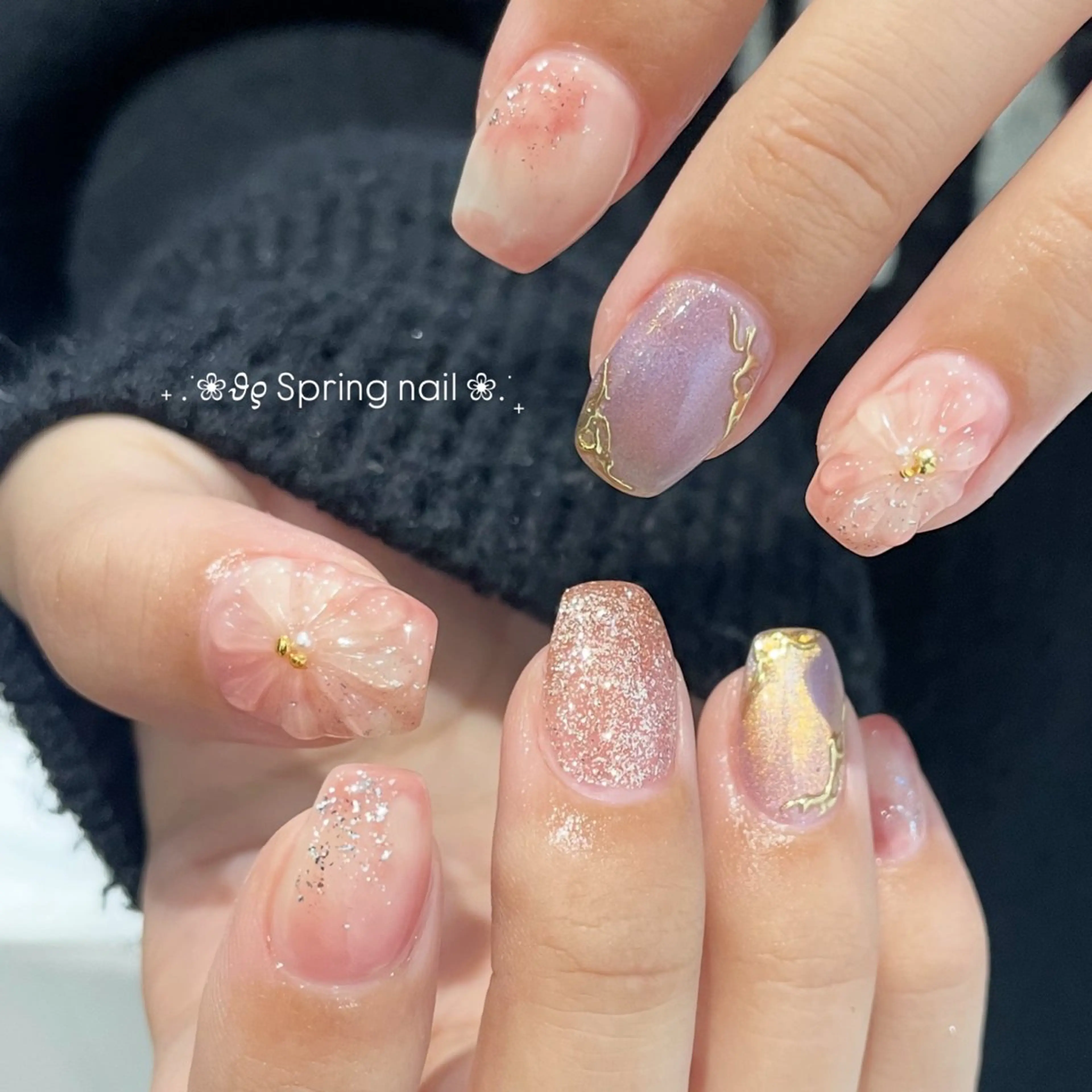 【💖minimo限定価格💖】オフ無料✨◎ 持ち込みデザイン(アート片手4本ずつ)の写真