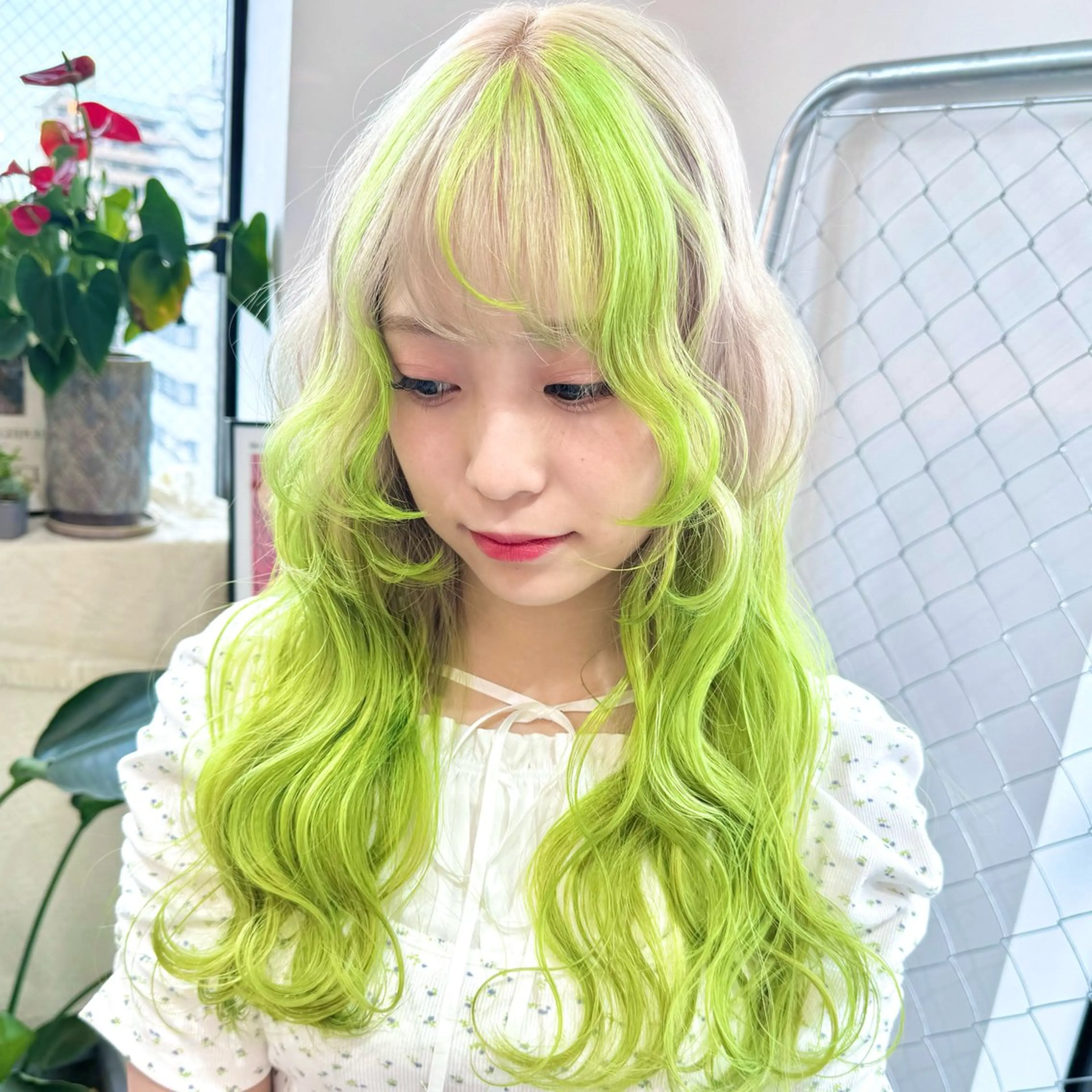 ミディアム カラー パーマ ヘアアレンジ メンズ キッズ メンズブリーチ ブリーチ ヘアカラー トリートメント 💖オタク美容師 ꒰ঌ♡モモ♡໒꒱のヘアスタイル