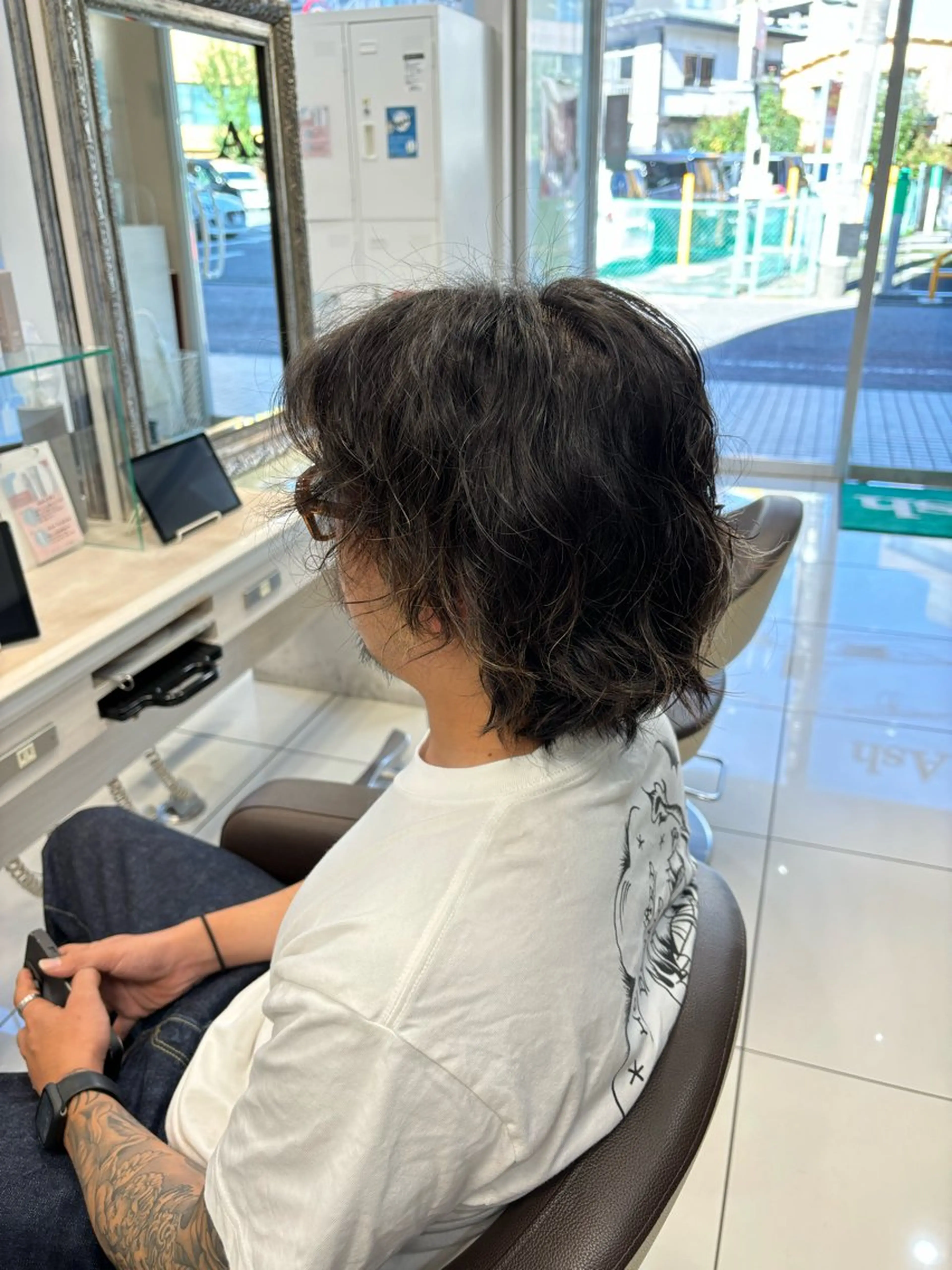 パーマ メンズ メンズパーマ 丸山 萌愛のヘアスタイル