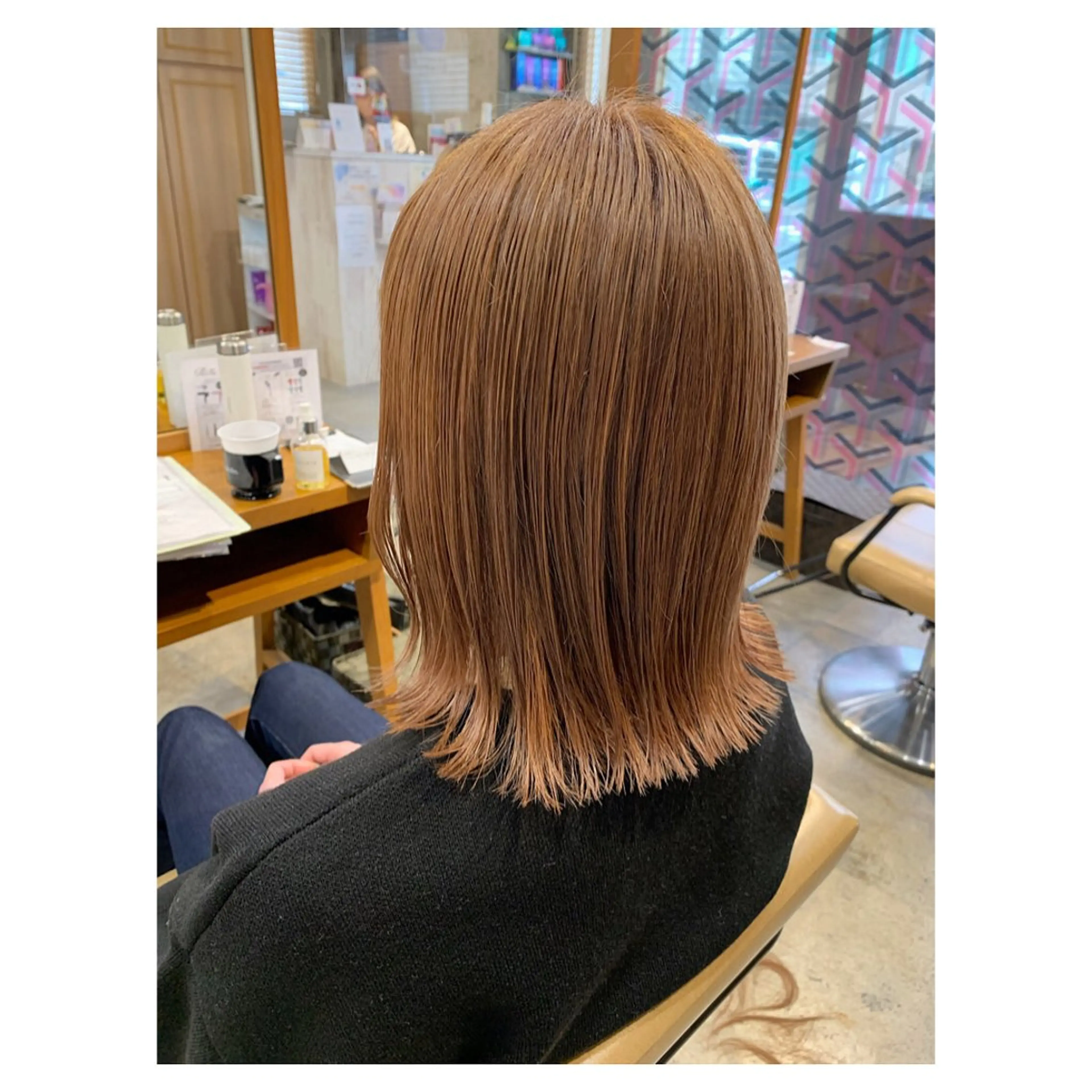 ミディアム モモ🎀 カットモデル大募集❕のヘアスタイル