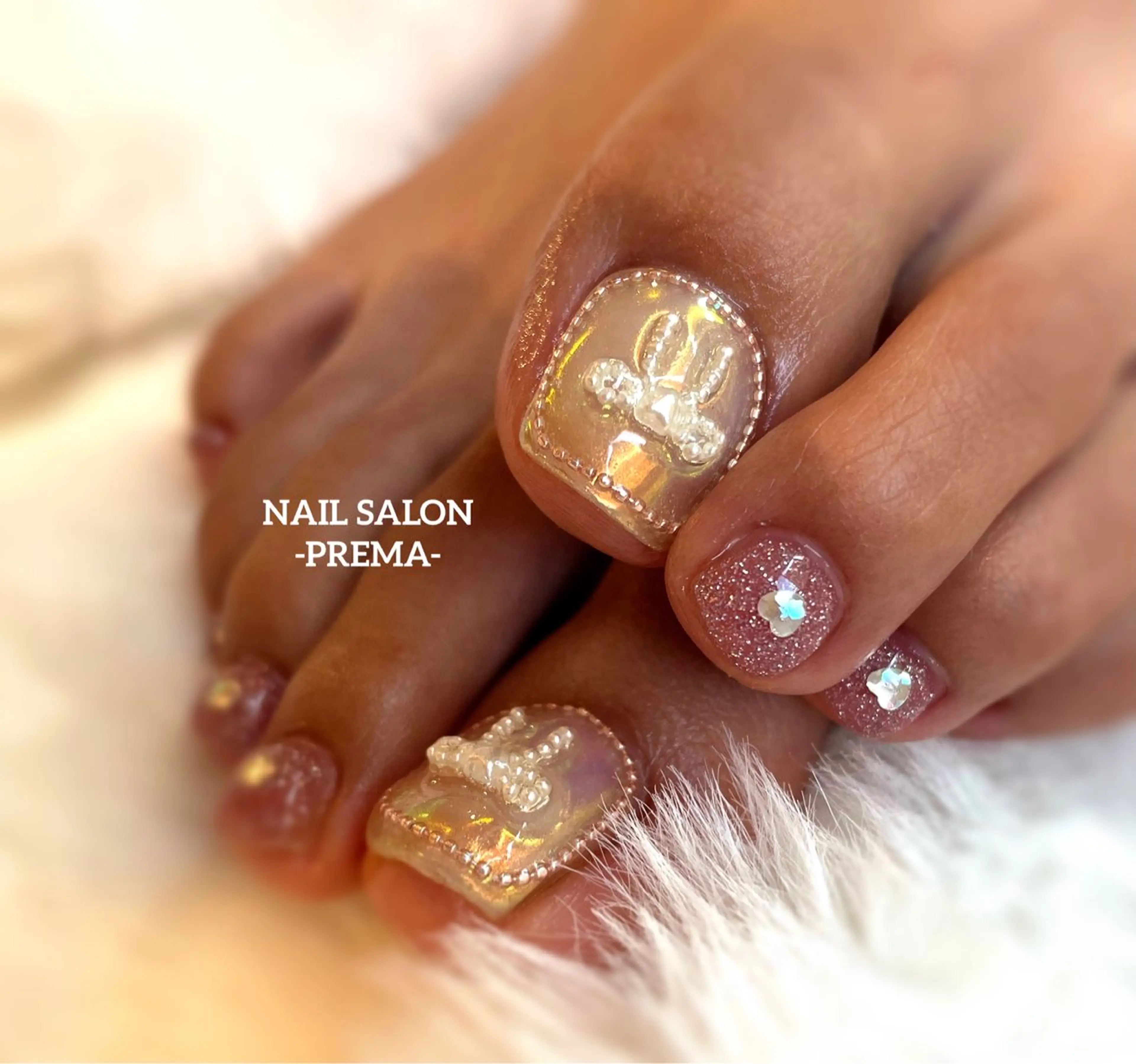 フット持ち込みニュアンスデザインコースの写真