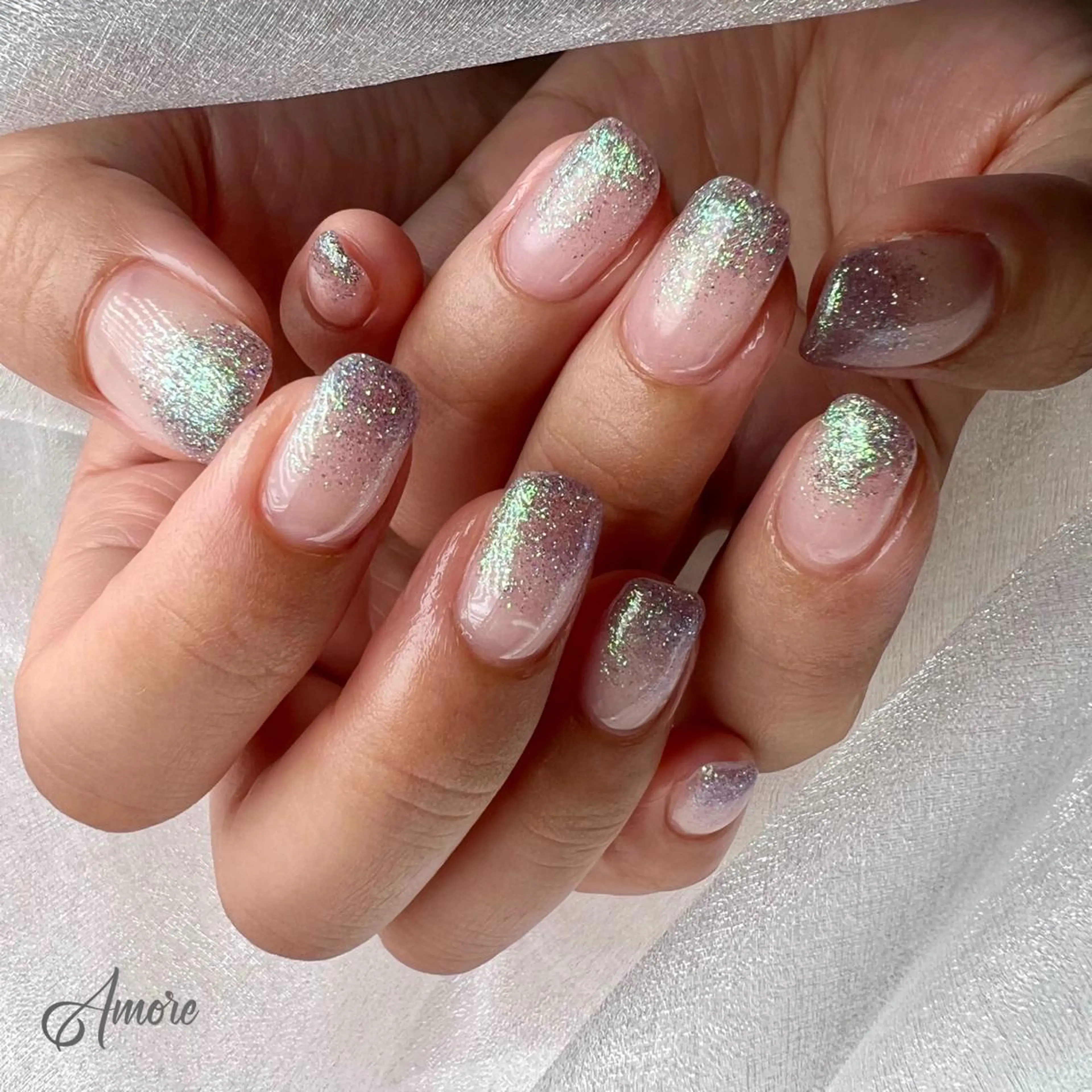 ネイル ジェルネイル 韓国ネイル ミラーネイル オフィスネイル パラジェル You kyehwaのネイルデザイン