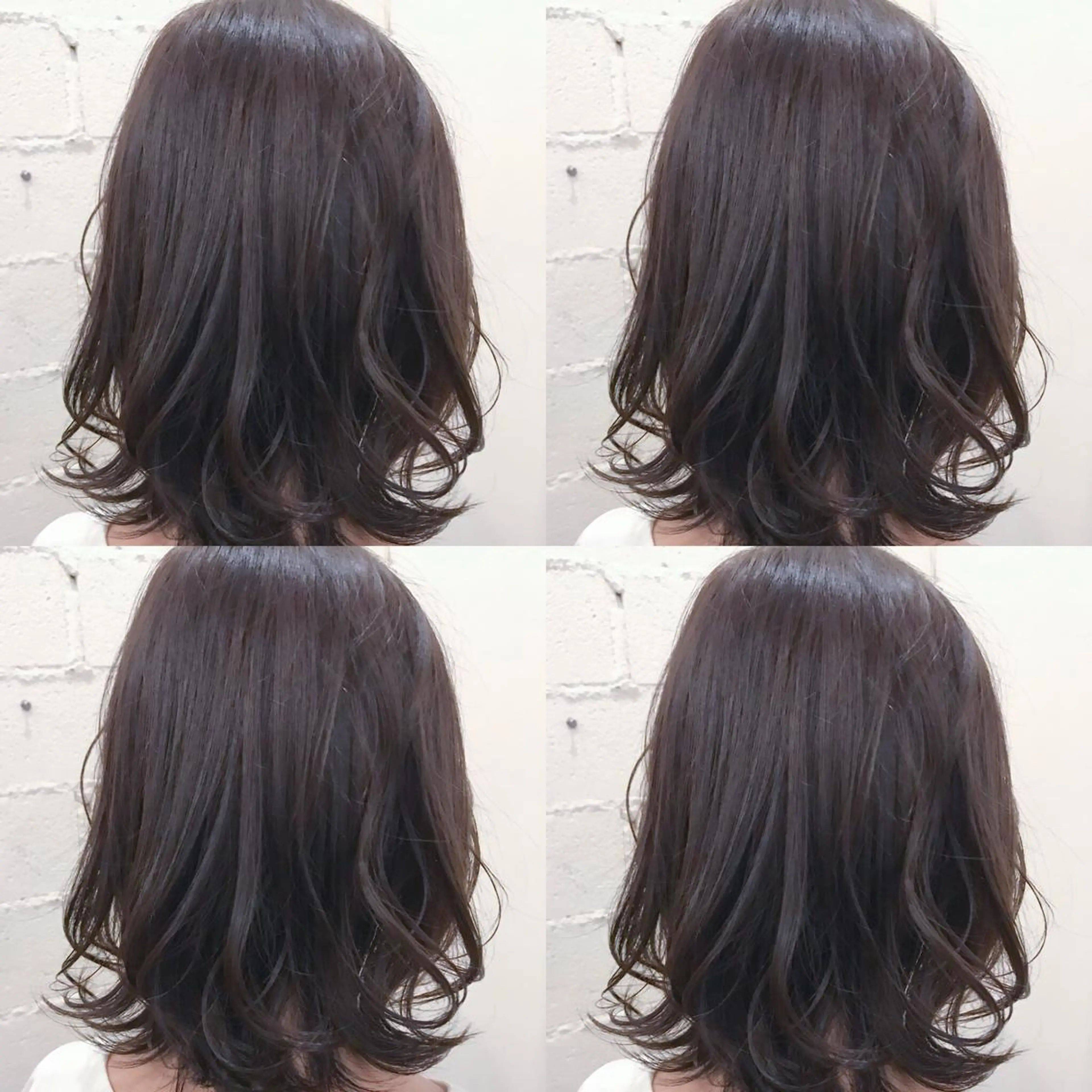 ミディアム カラー 外ハネヘア 口コミ評価4.9⭐︎ カワナベ　マサシのヘアスタイル