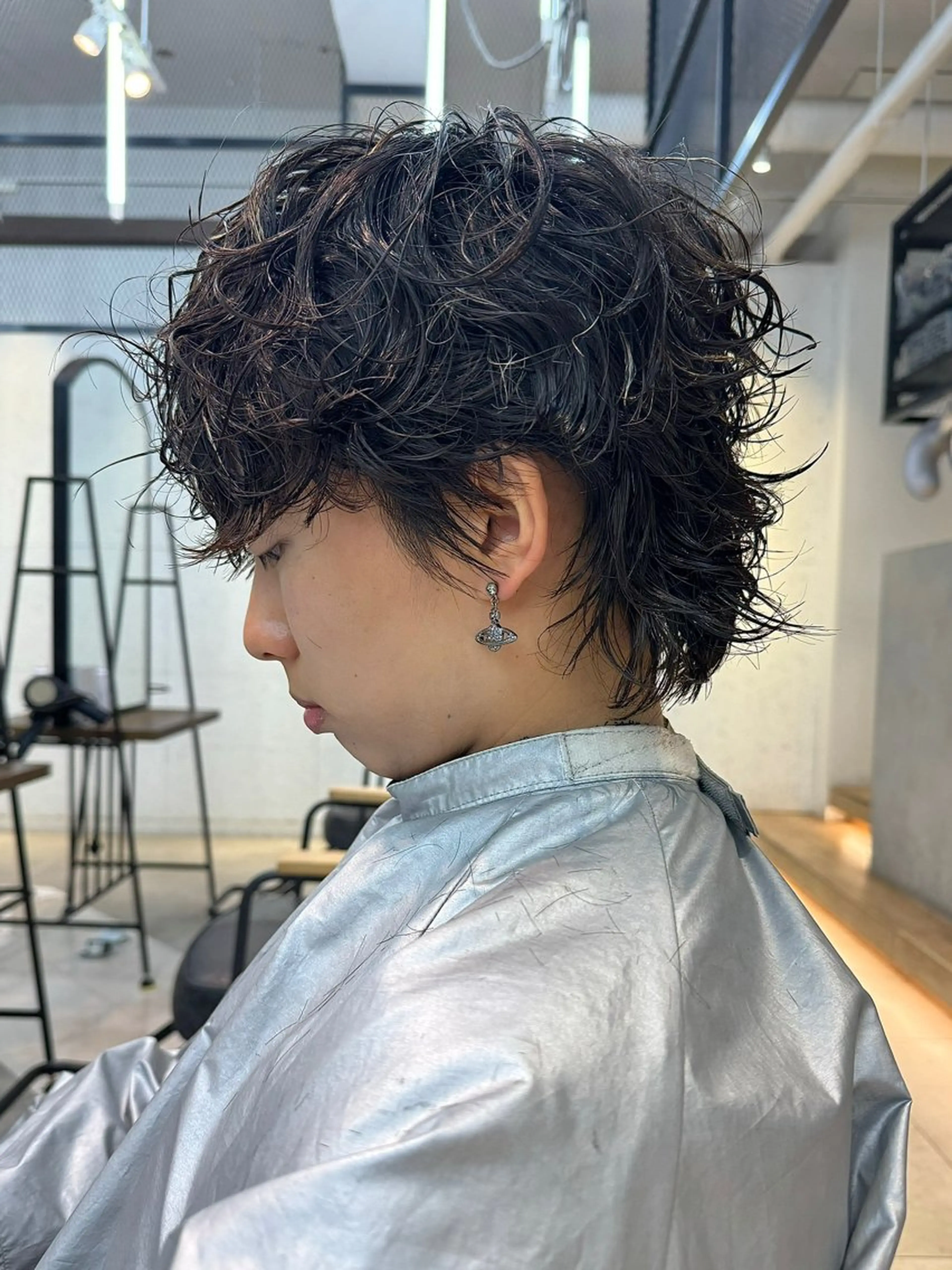 ショート パーマ メンズ カット パーマ 🇰🇷カルマパーマ kaito🇰🇷のヘアスタイル