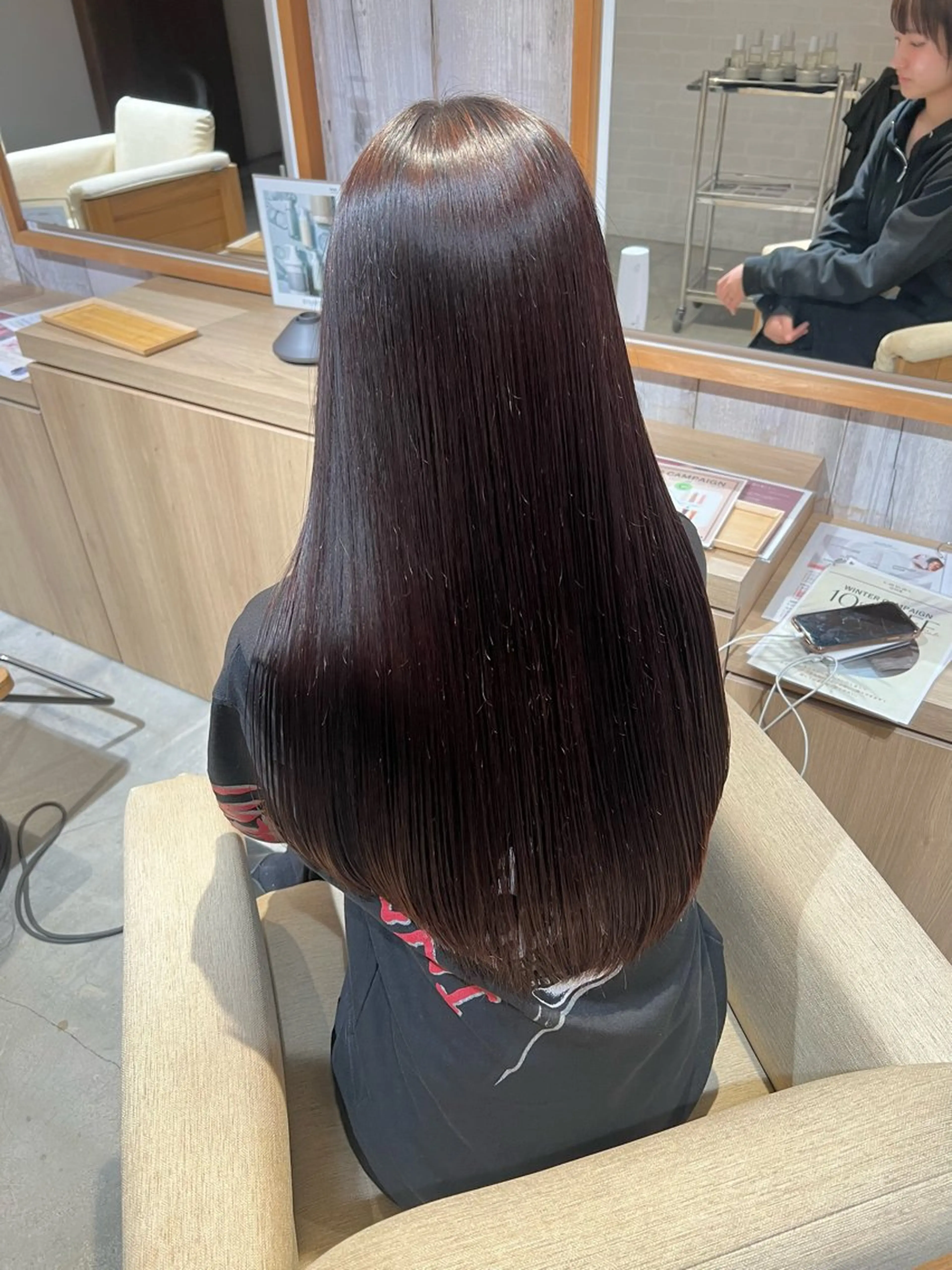 ロング 髪質改善 実子 /透明感カラーのヘアスタイル