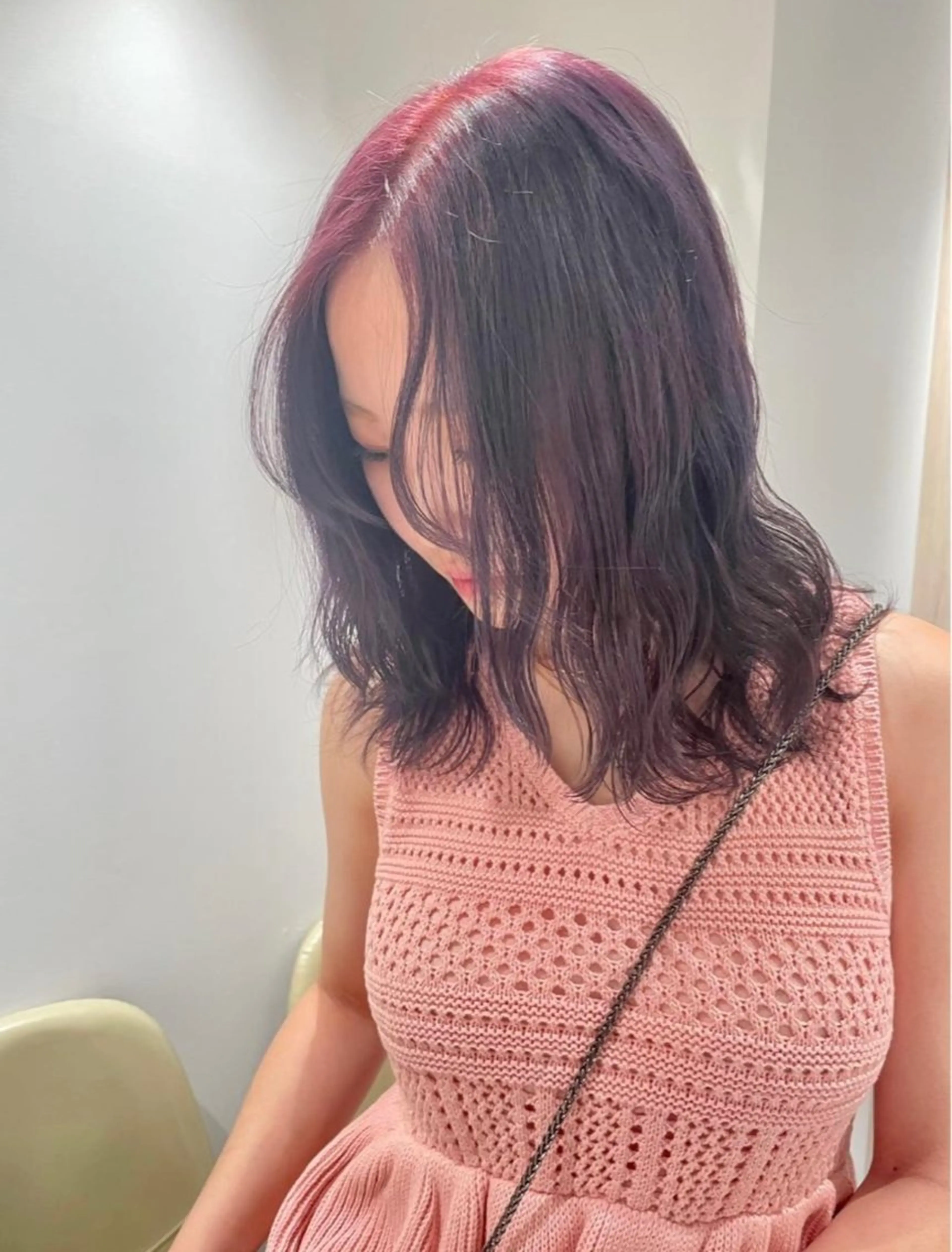 ミディアム ヘアカラー hair&eye🎀 /momoKaのヘアスタイル