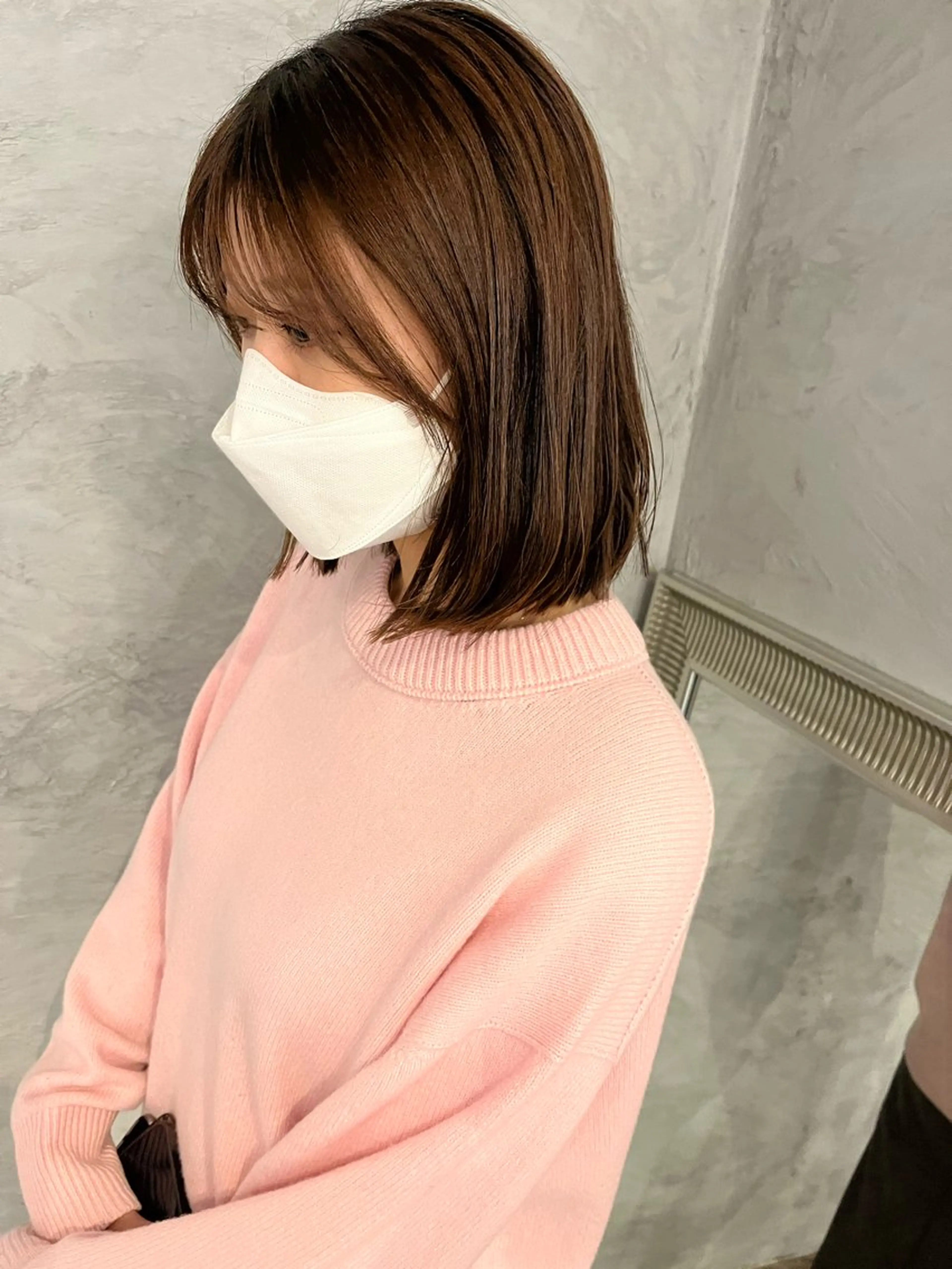 ミディアム ボブ 梅田美容室/カット /Maoのヘアスタイル