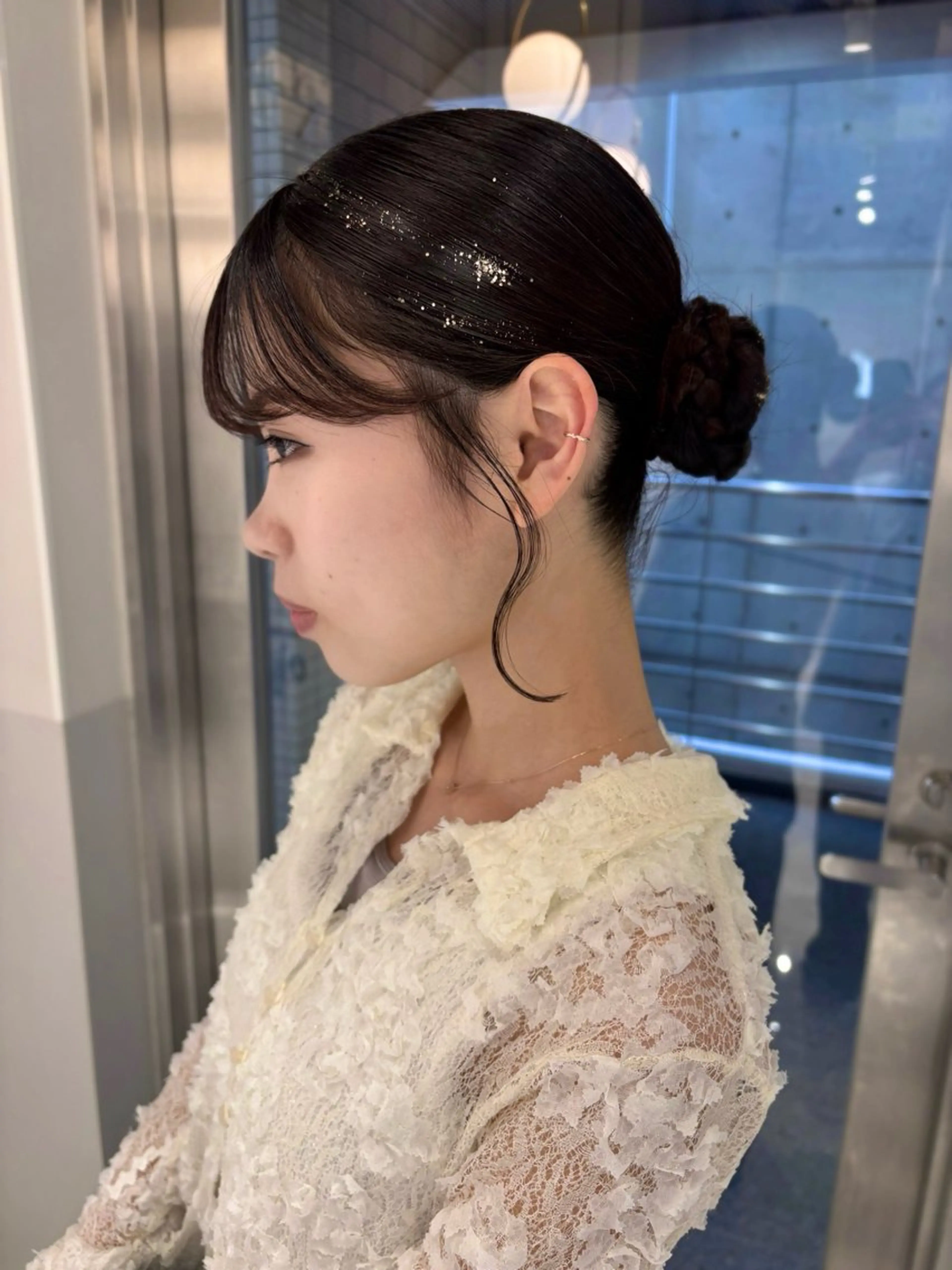 ヘアアレンジ ヘアセット satsuki 暖色・ブラウンカラーのヘアスタイル