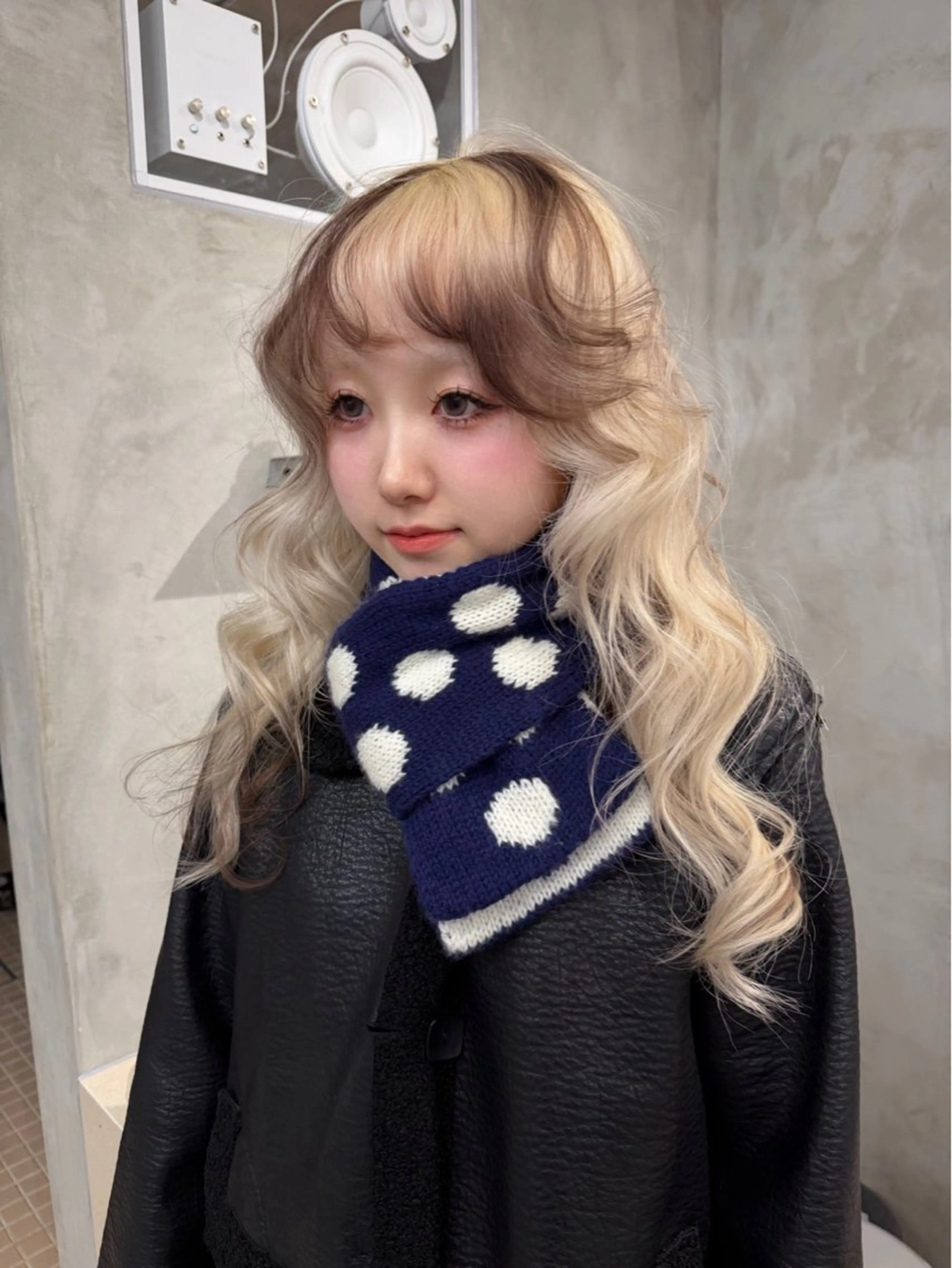 ロング カット ヘアカラー 梅田/ハイトーン /yuriのヘアスタイル