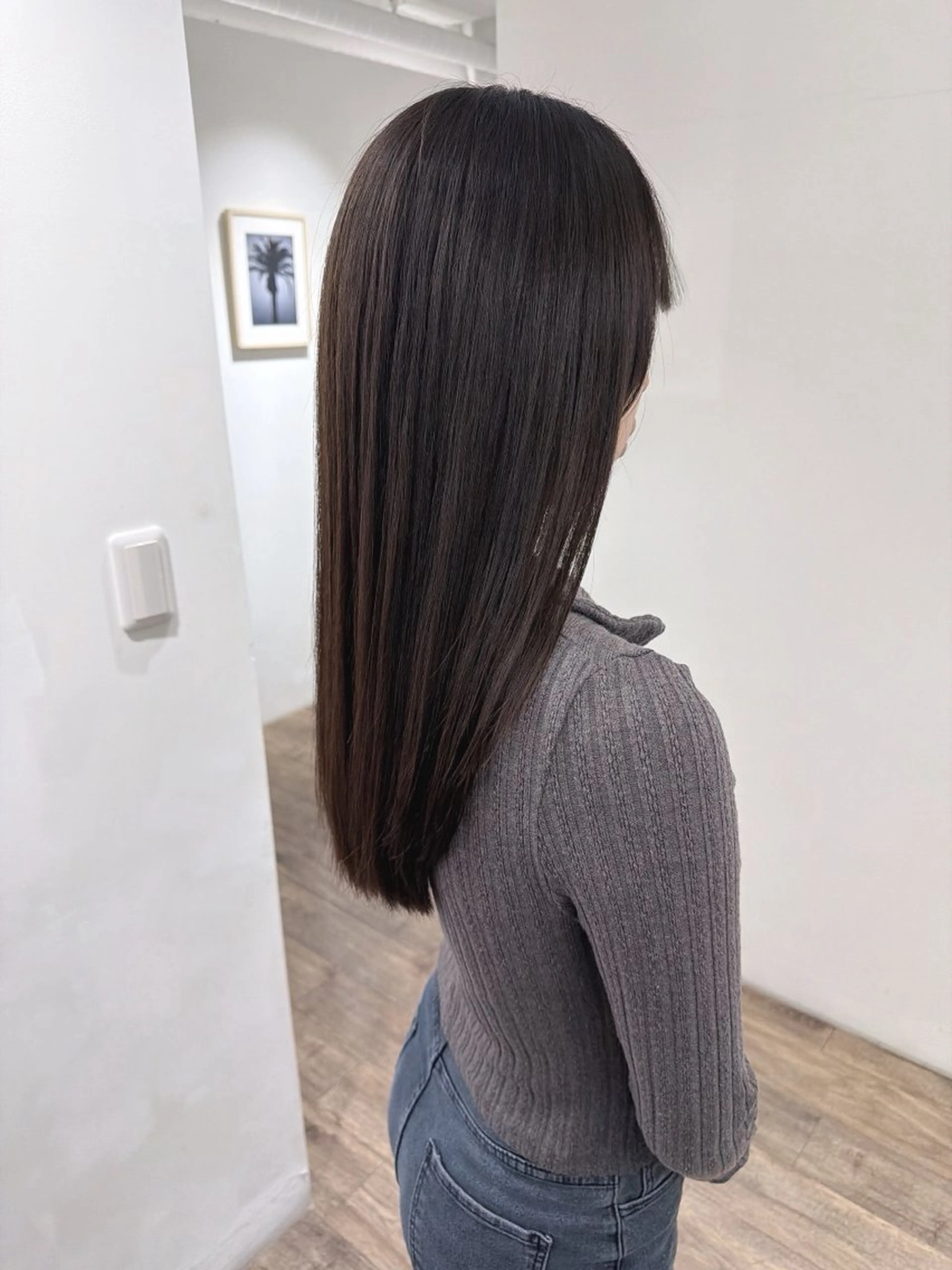 ロング パーマ 縮毛矯正 GO TODAY SHAiRE SALON 横須賀所属・ハイライト⭐️上野 高広のヘアスタイル